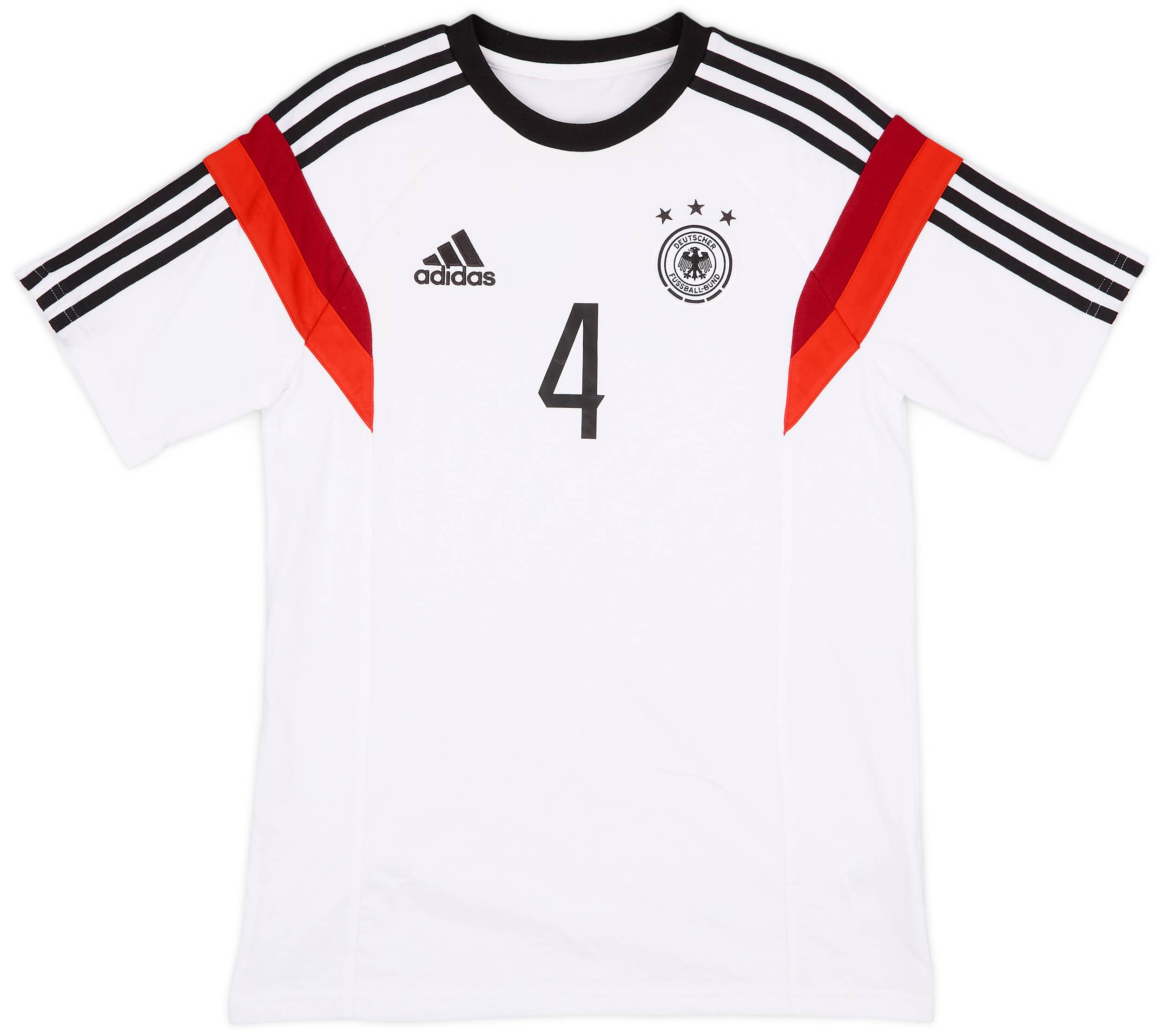 2013-14 Germany adidas Training Tee #4 - 9/10 - (S)