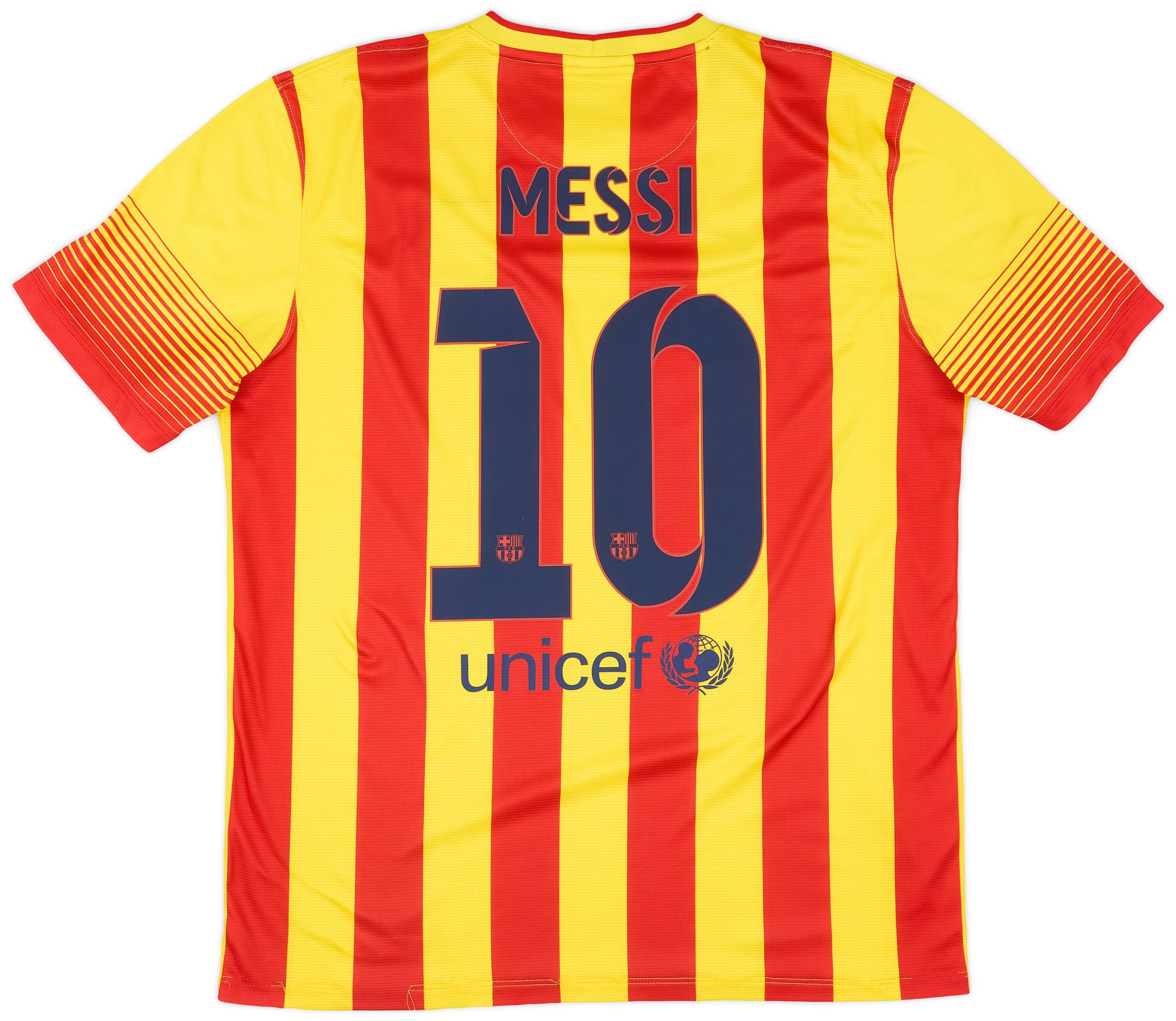 2013-15 Barcelona Away Shirt Messi #10 - 8/10 - (L)