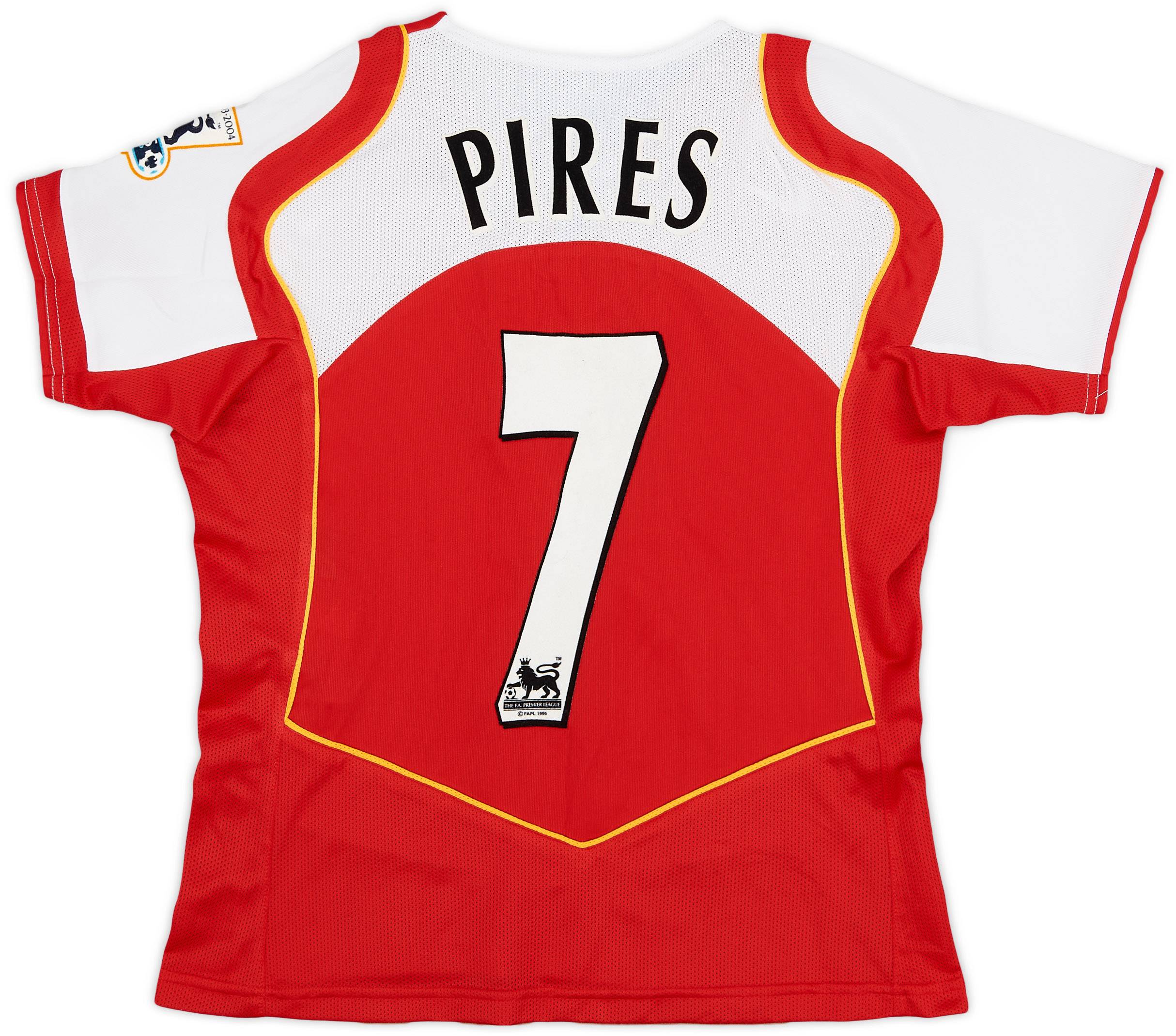 2004-05 Arsenal Home Shirt Pires #7 - 9/10 - (Women's S)