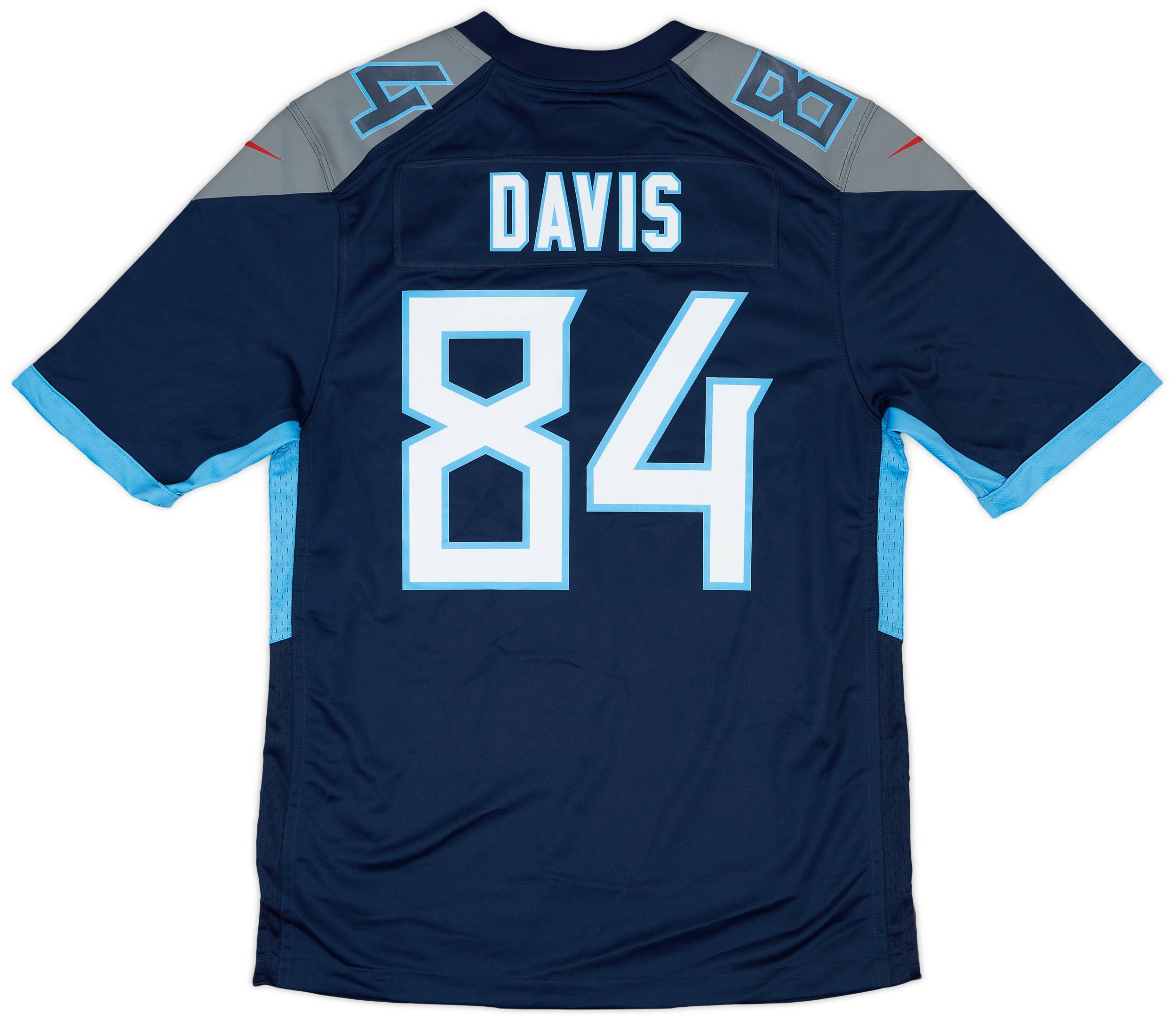 2018-20 Tennessee Titans Davis #84 Nike Game Home Jersey - 8/10 - (S)