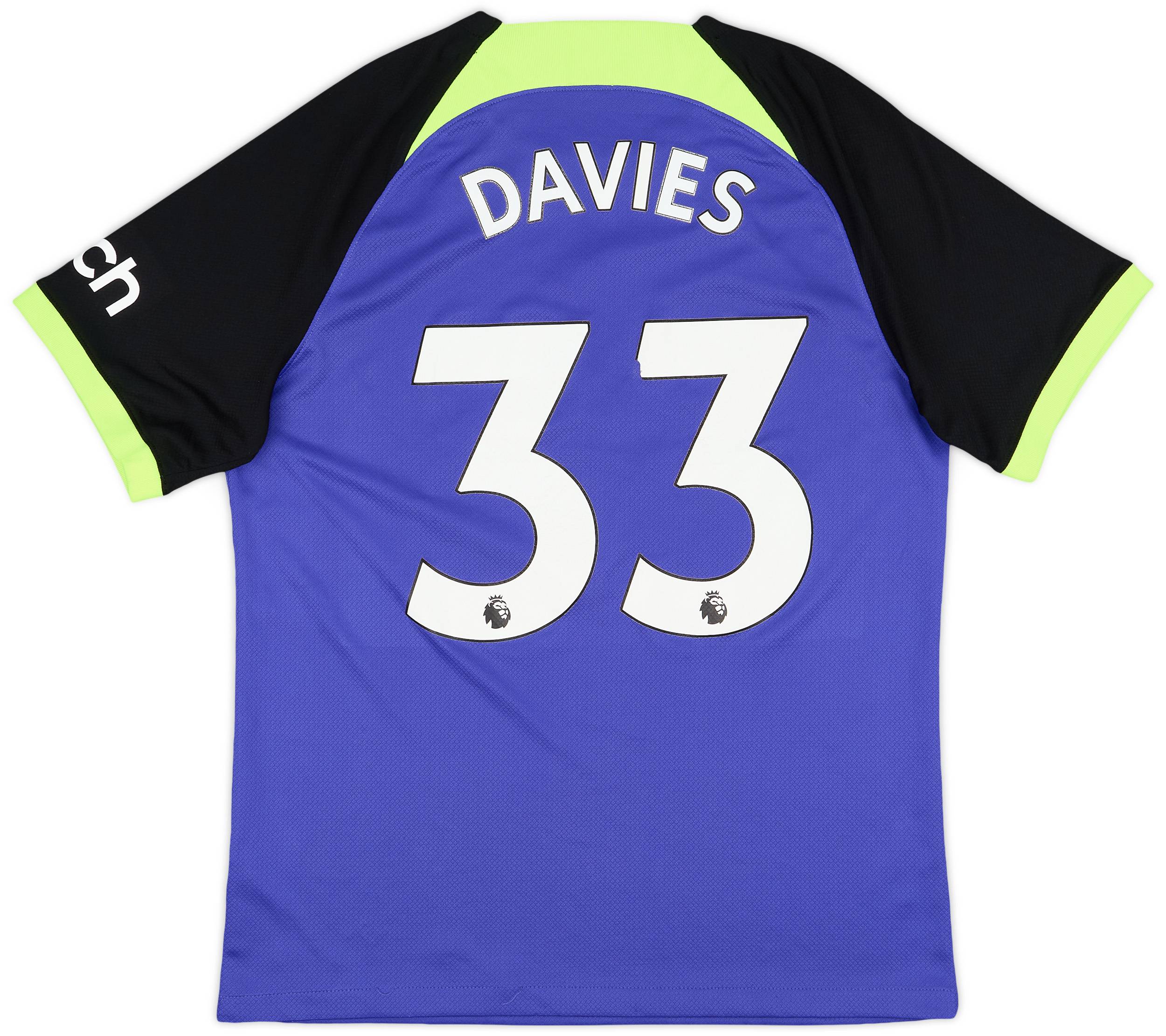 2022-23 Tottenham Away Shirt Davies #33 - 6/10 - (M)