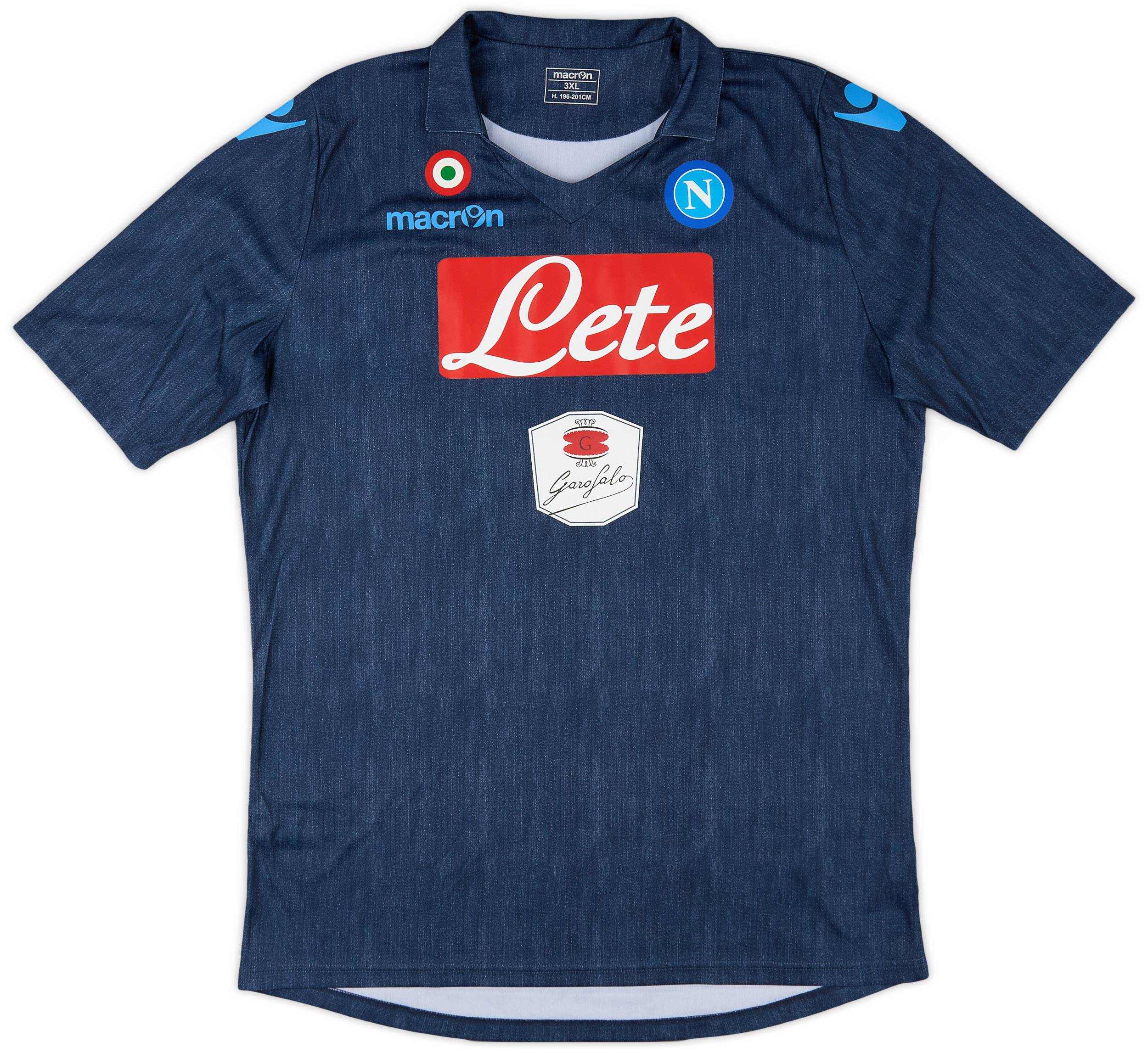 2014-15 Napoli Away Shirt - 9/10 - (3XL)