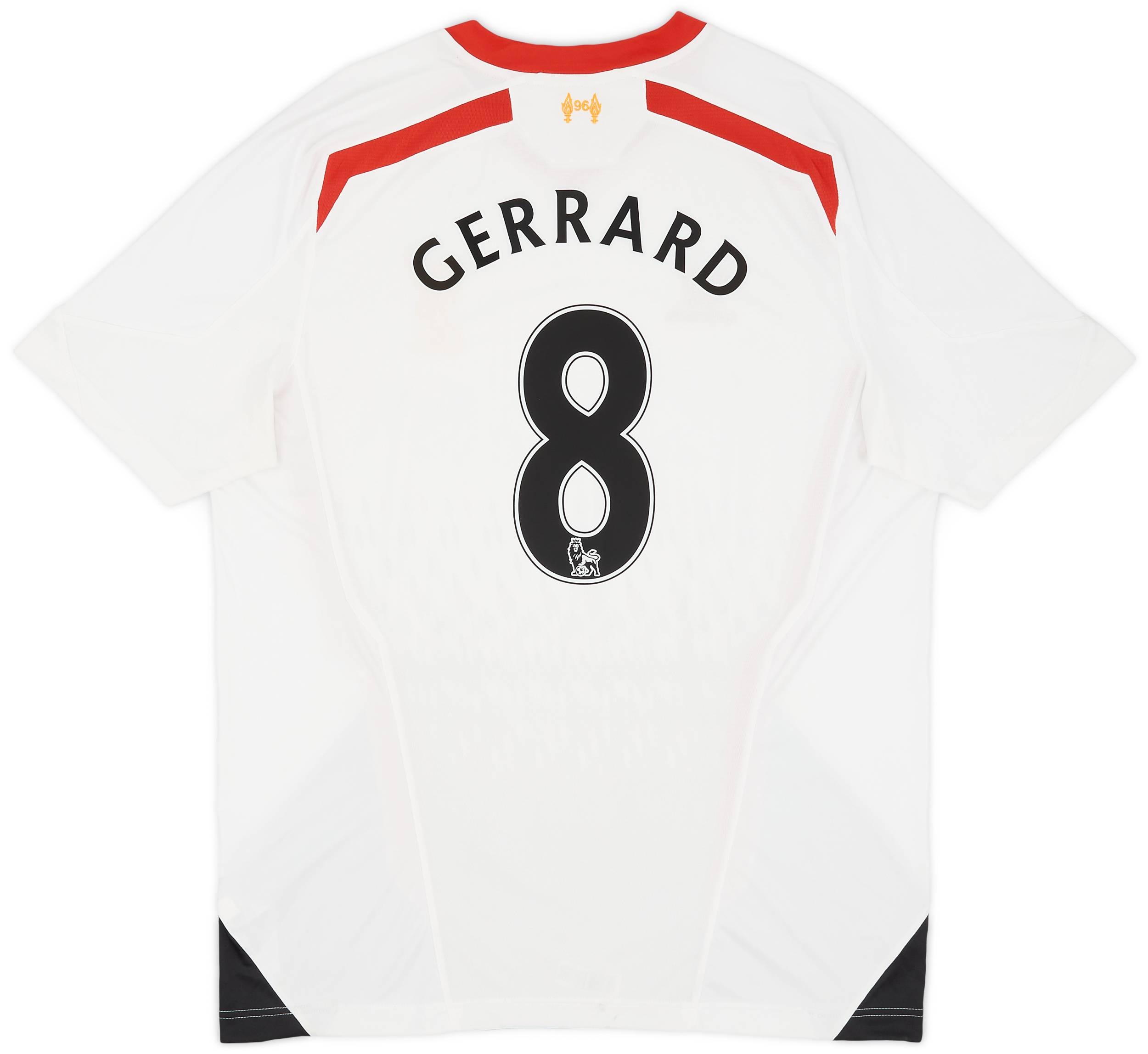 2013-14 Liverpool Away Shirt Gerrard #8 - 6/10 - (XXL)
