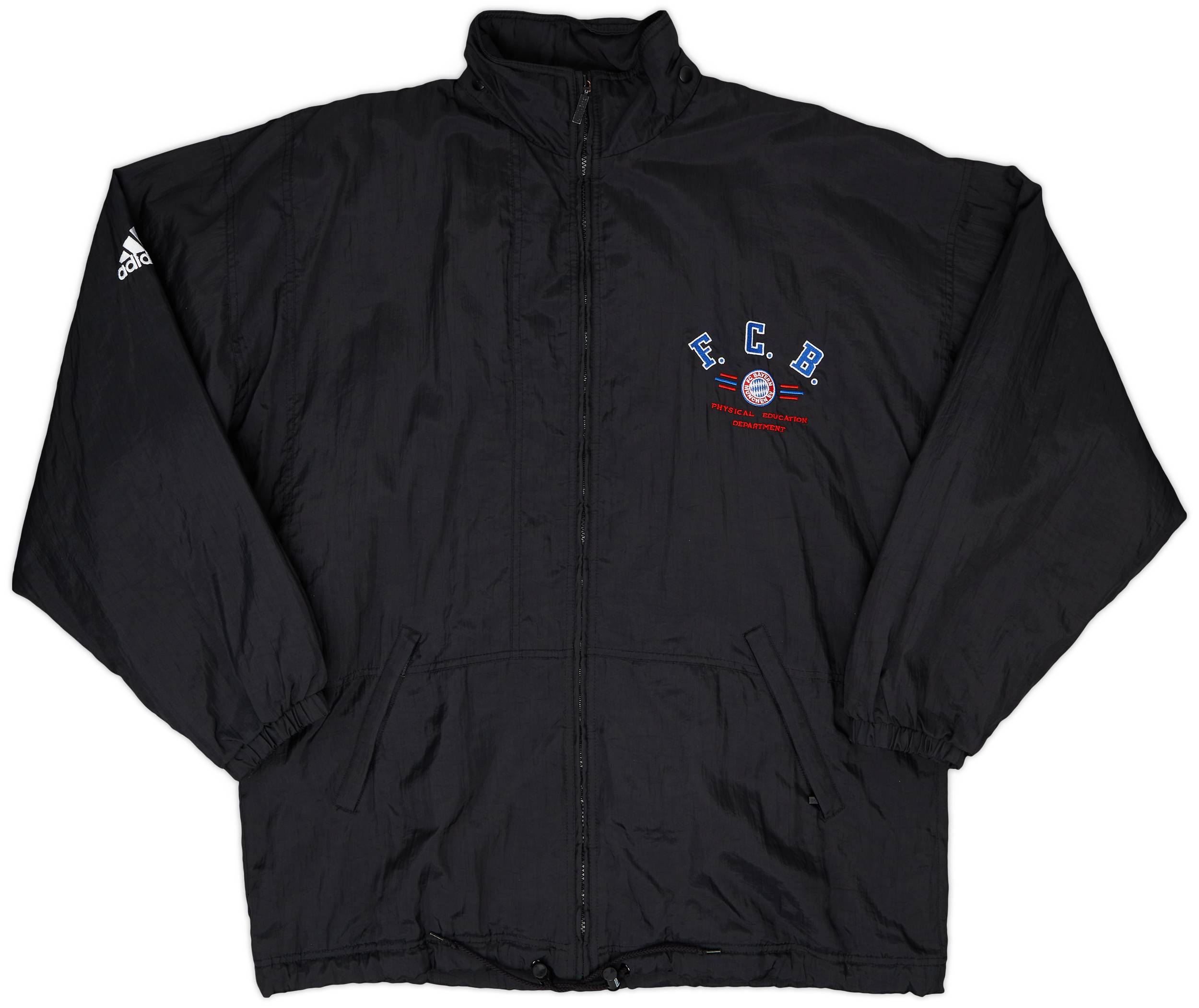 1992-93 Bayern Munich Physical Education Department adidas Bench Coat - 10/10 - (XL)
