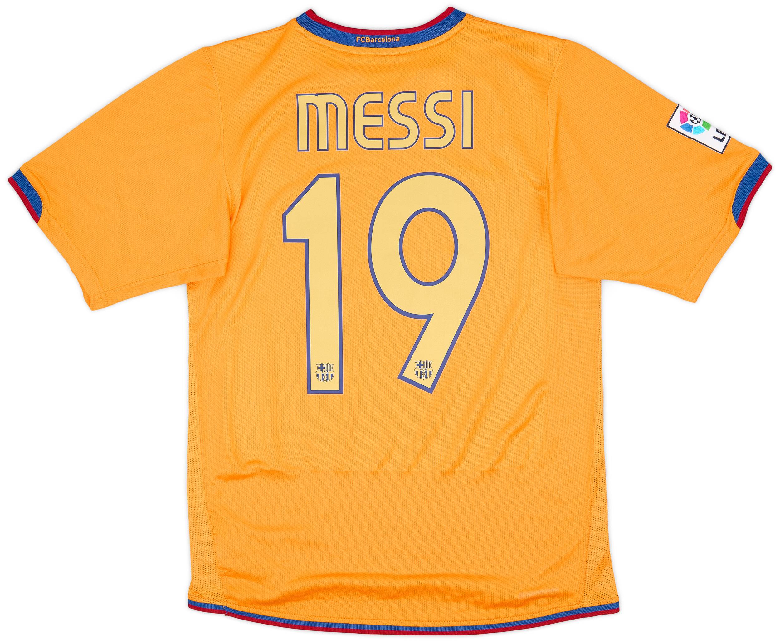 2006-08 Barcelona Away Shirt Messi #19 - 8/10 - (S)