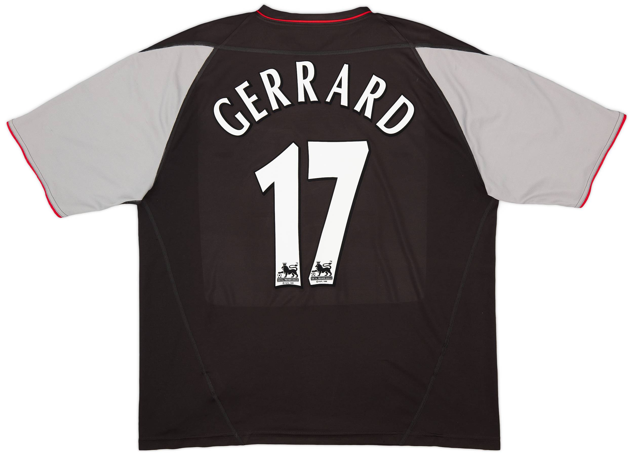 2002-04 Liverpool Away Shirt Gerrard #17 - 7/10 - (XL)