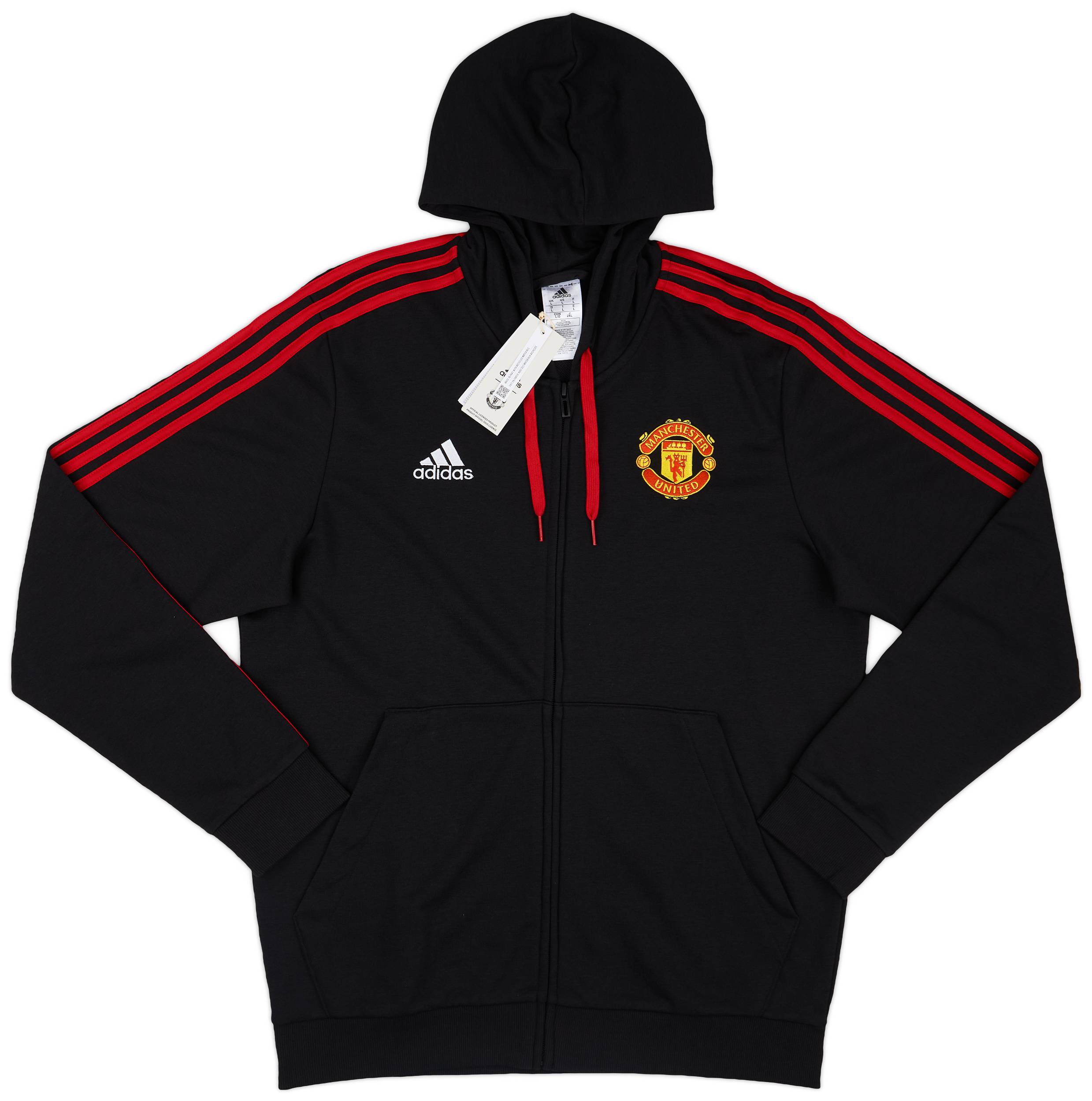 2023-24 Manchester United adidas DNA Hooded Sweat Jacket