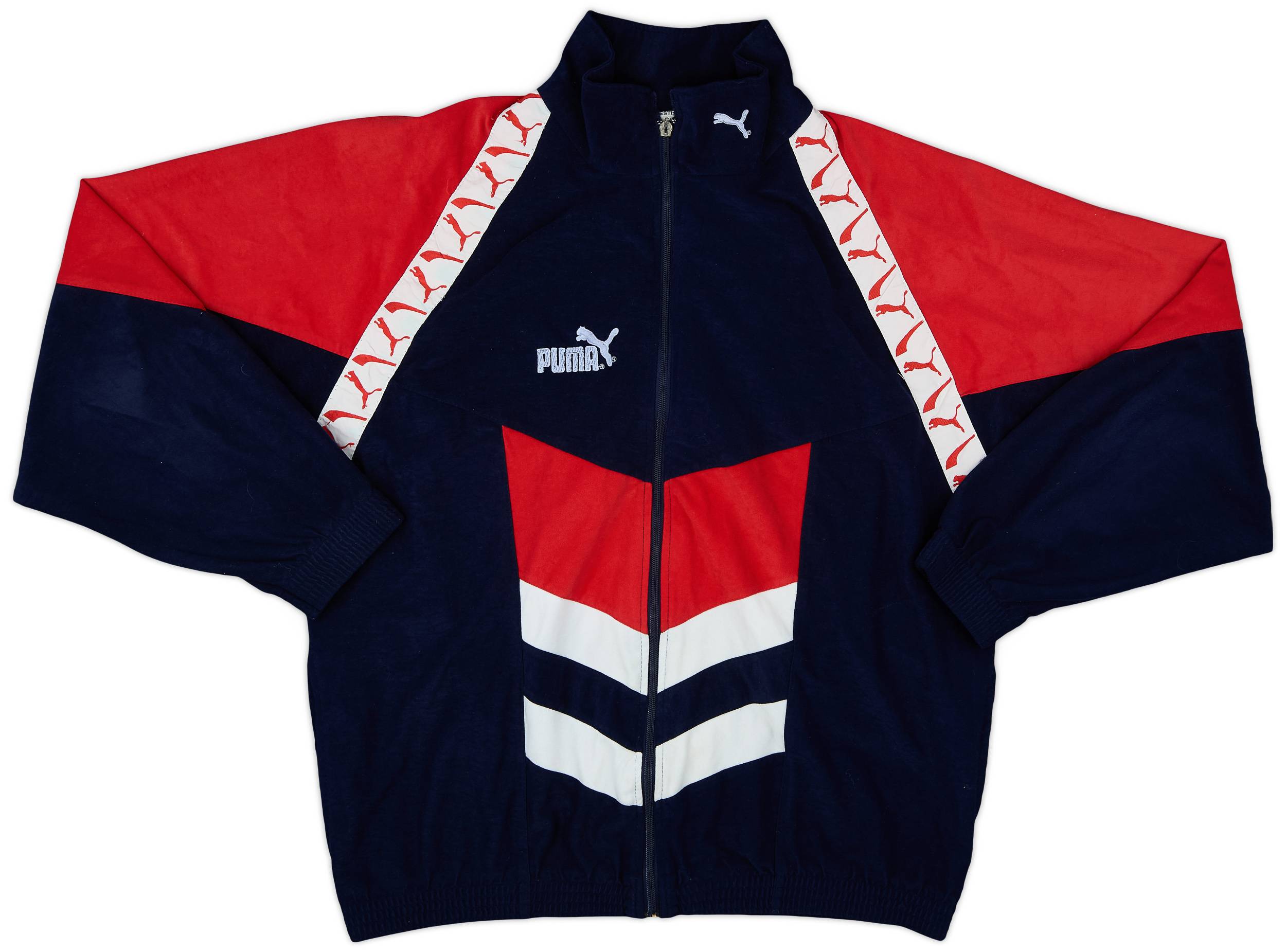 1996-98 Atletico Madrid Puma Track Jacket - 5/10 - (XL)