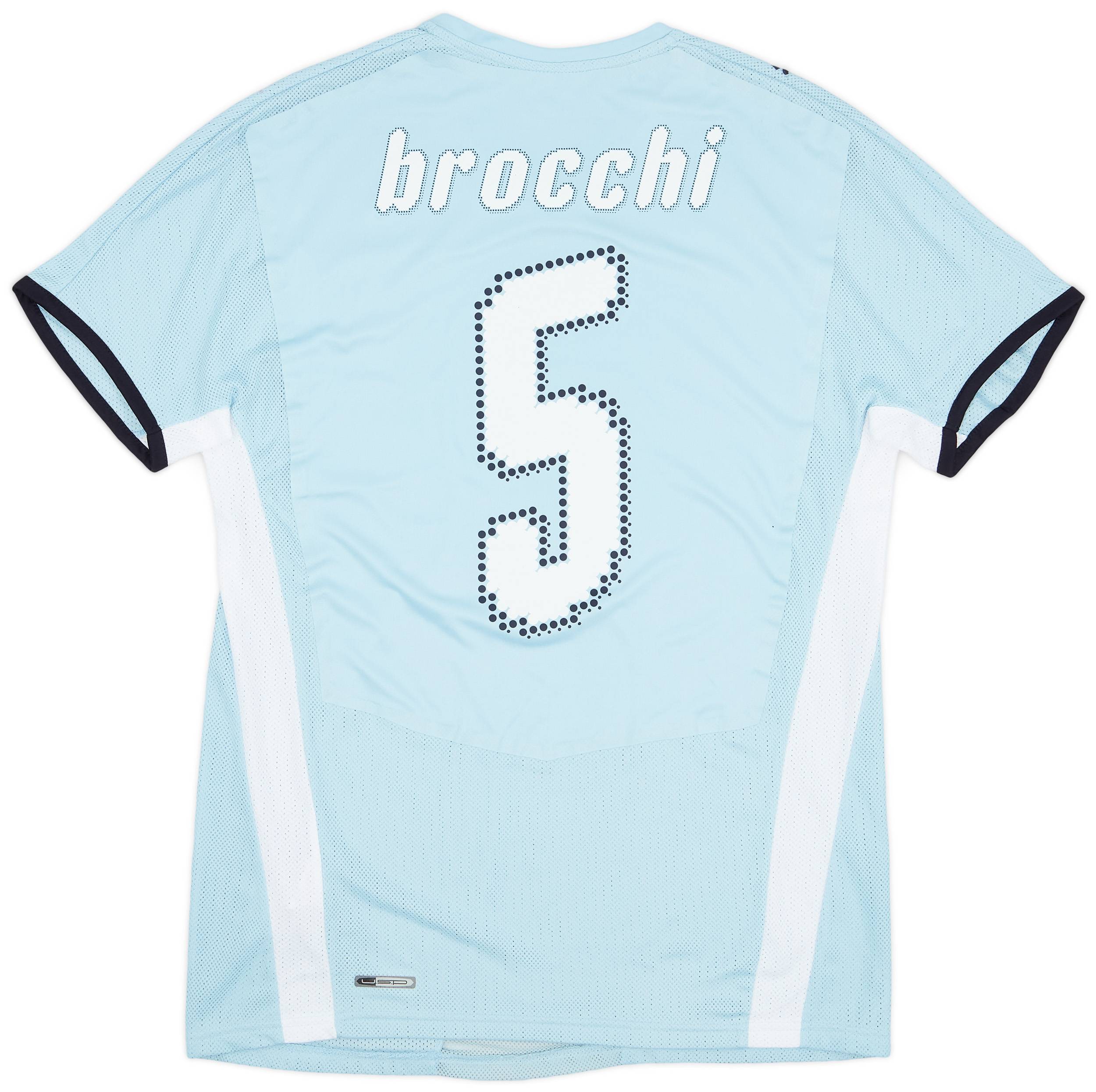 2008-09 Lazio Match Issue Home Shirt Brocchi #5
