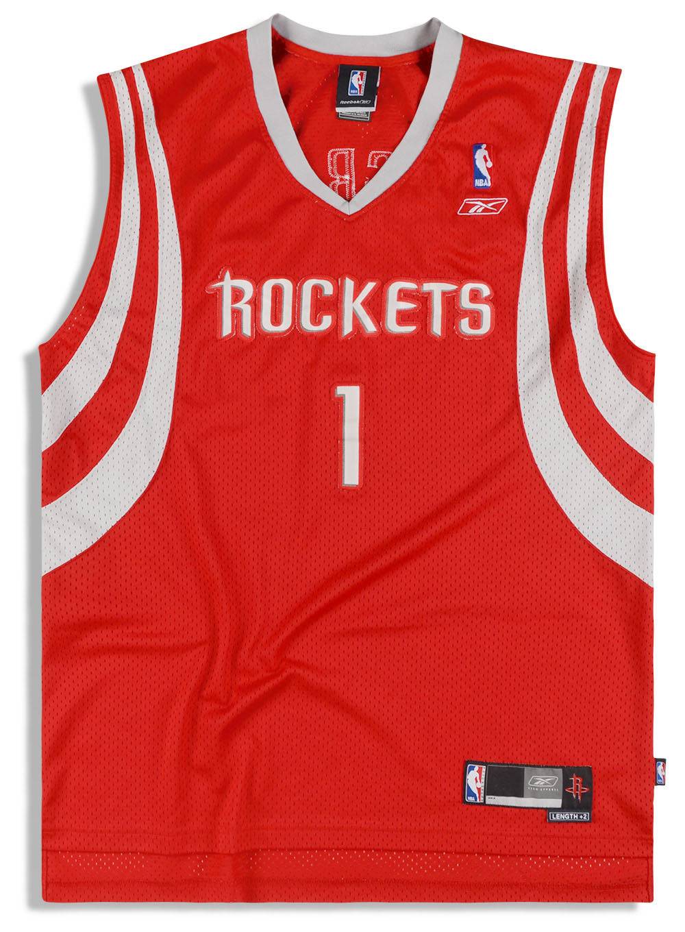 2004-06 Houston Rockets McGrady #1 Reebok Swingman Jersey (Away) S