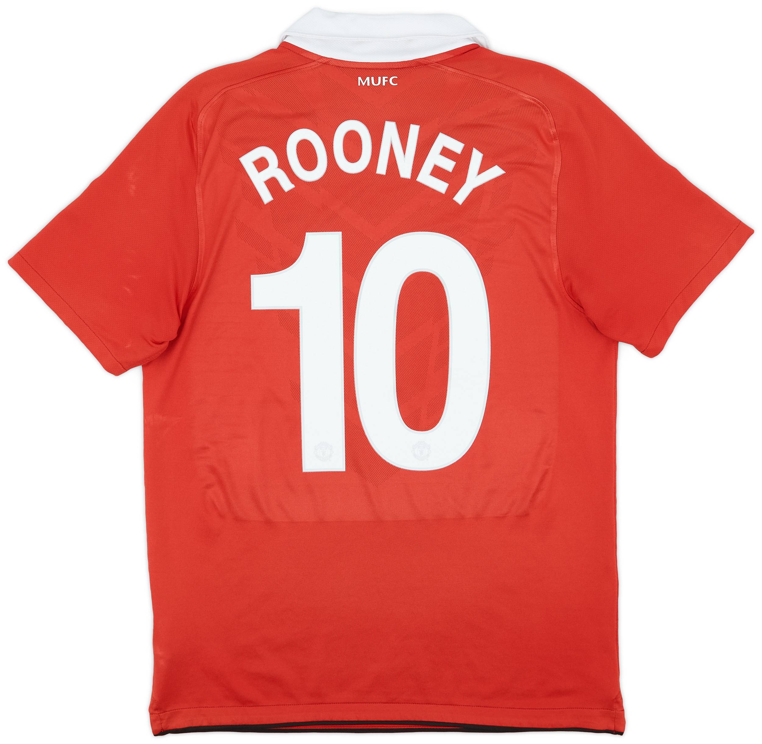 2010-11 Manchester United Home Shirt Rooney #10 - 7/10 - (M)