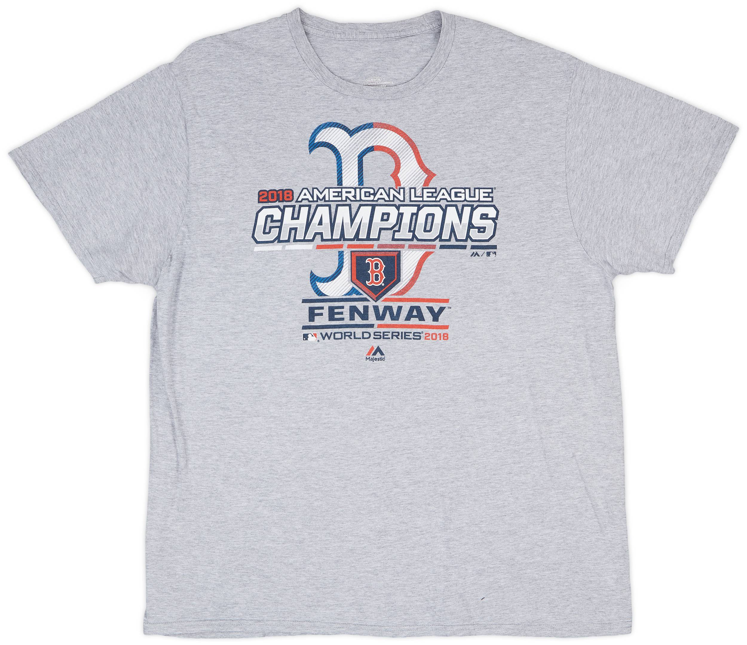 2018 Boston Red Sox American League Champions Majestic Tee - 5/10 - (XL)