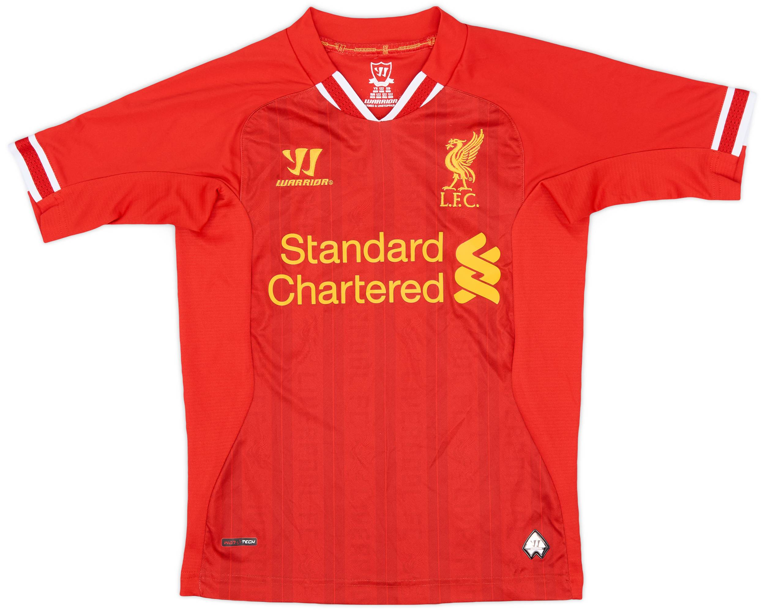 2013-14 Liverpool Home Shirt - 9/10 - (S.Boys)