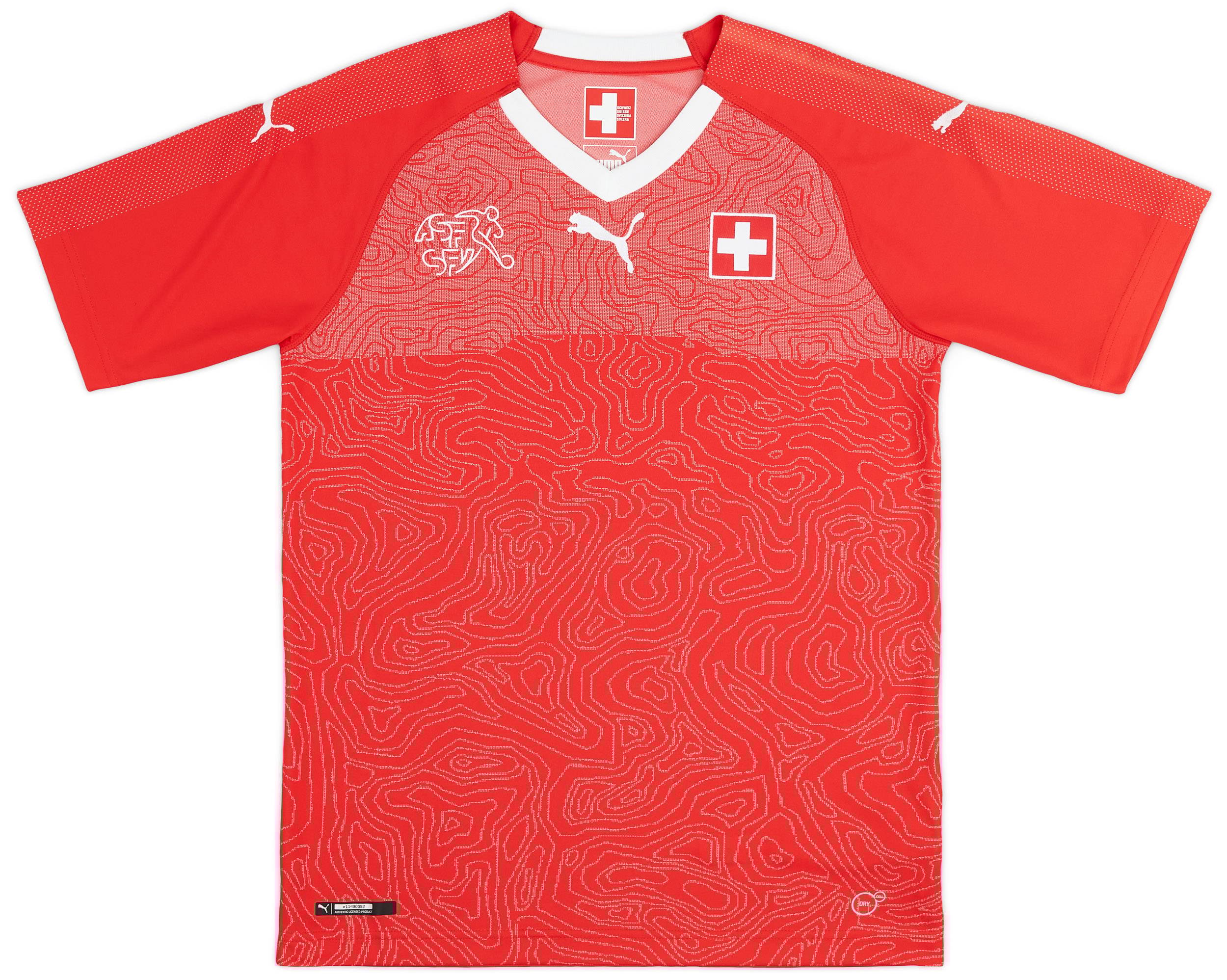 2018-20 Switzerland Home Shirt - 8/10 - (S)