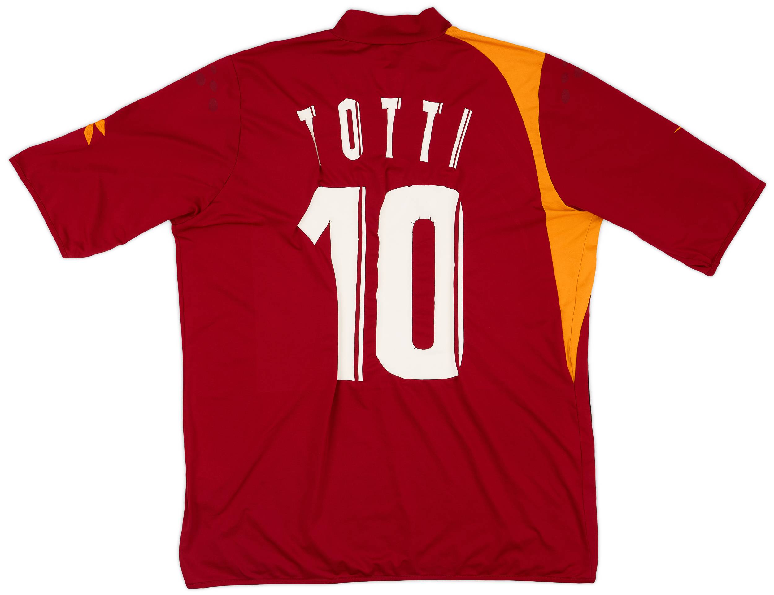 2005-06 Roma Home Shirt Totti #10 - 4/10 - (L)