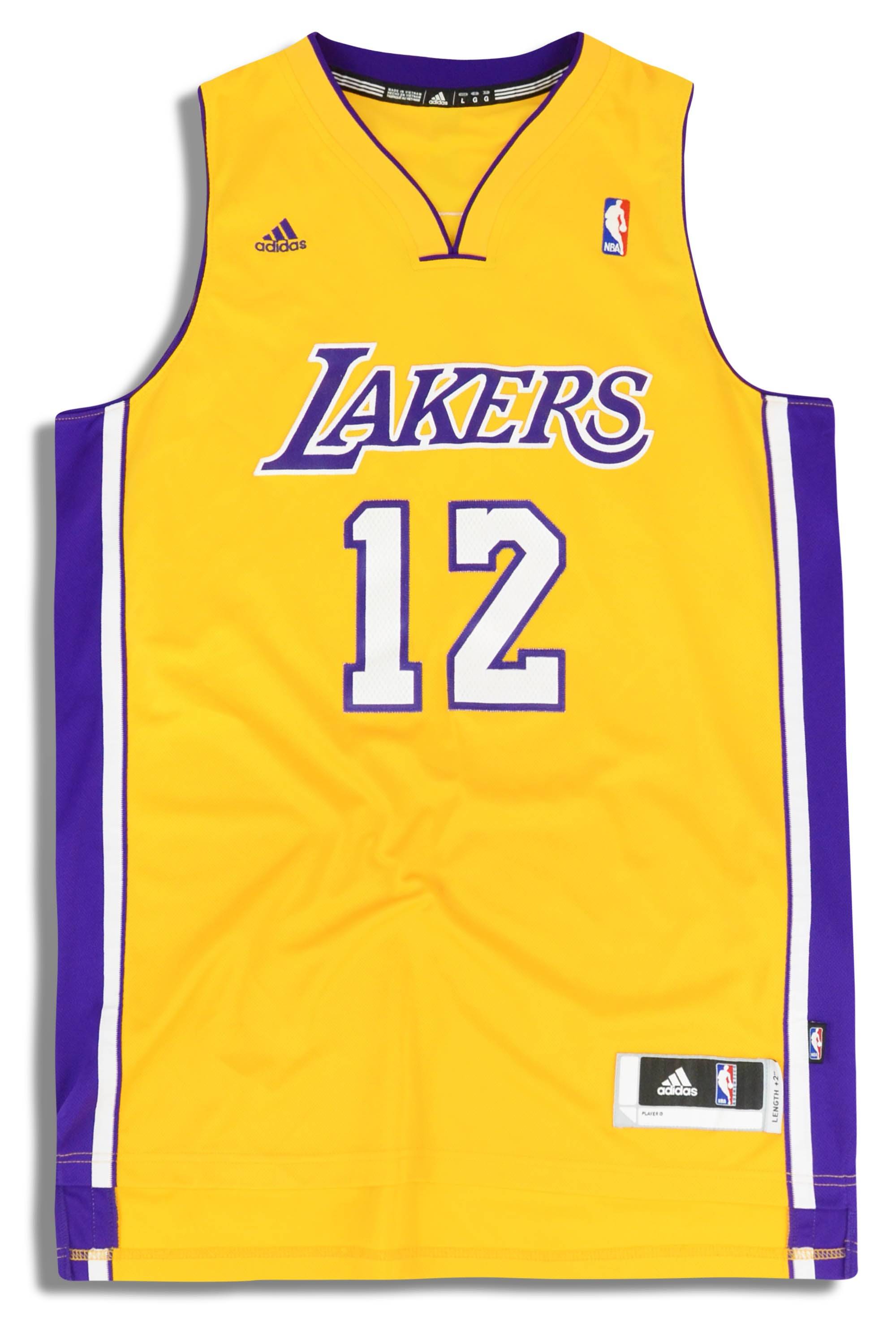 2012 13 LA Lakers Howard 12 adidas Swingman Jersey Home M