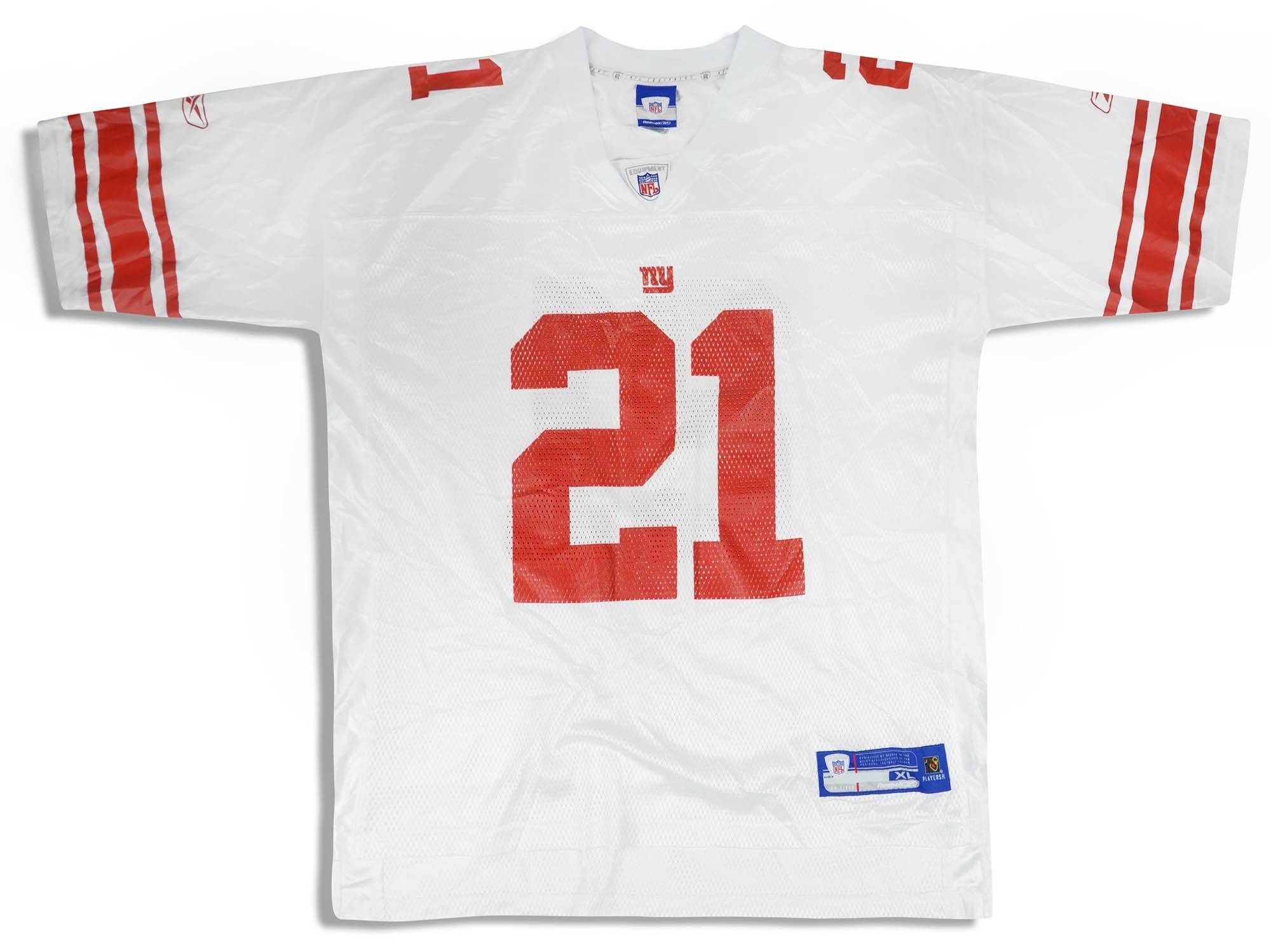 2005-06 New York Giants Barber #21 Reebok On Field Jersey (Away) Y