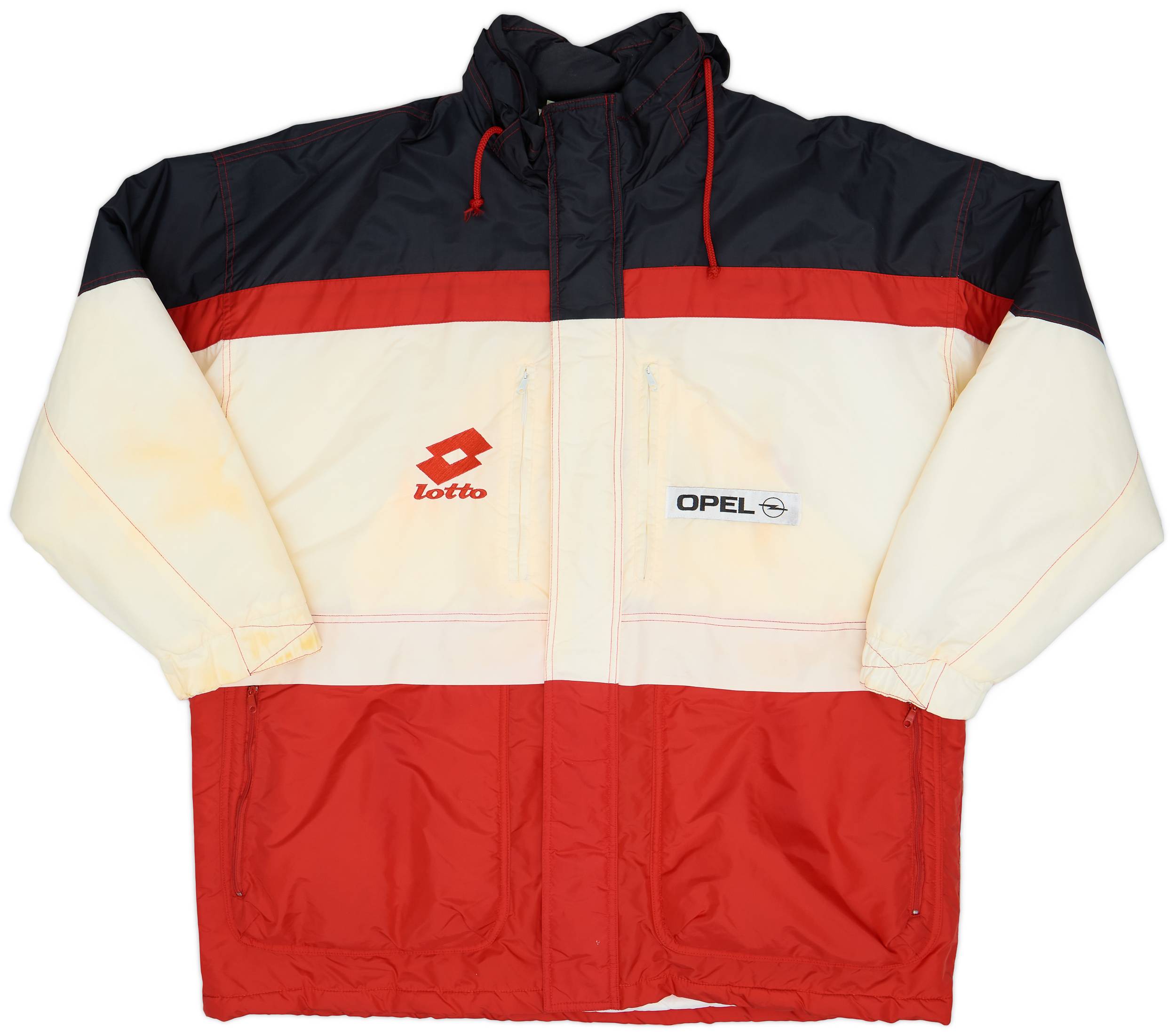 1994-95 AC Milan Lotto Padded Bench Coat - 8/10 - (XL)