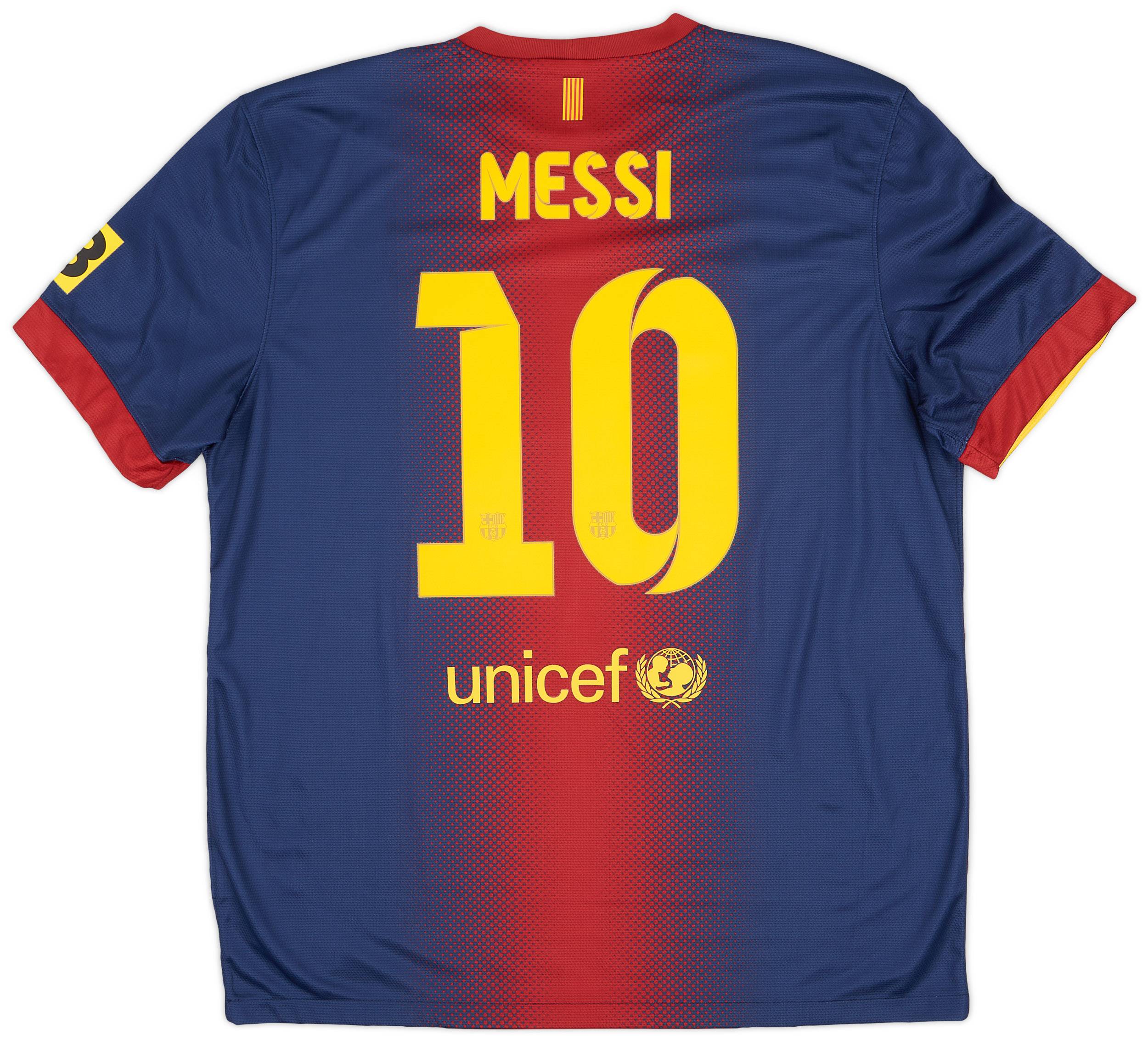 2012-13 Barcelona Home Shirt Messi #10 - 9/10 - (XL)