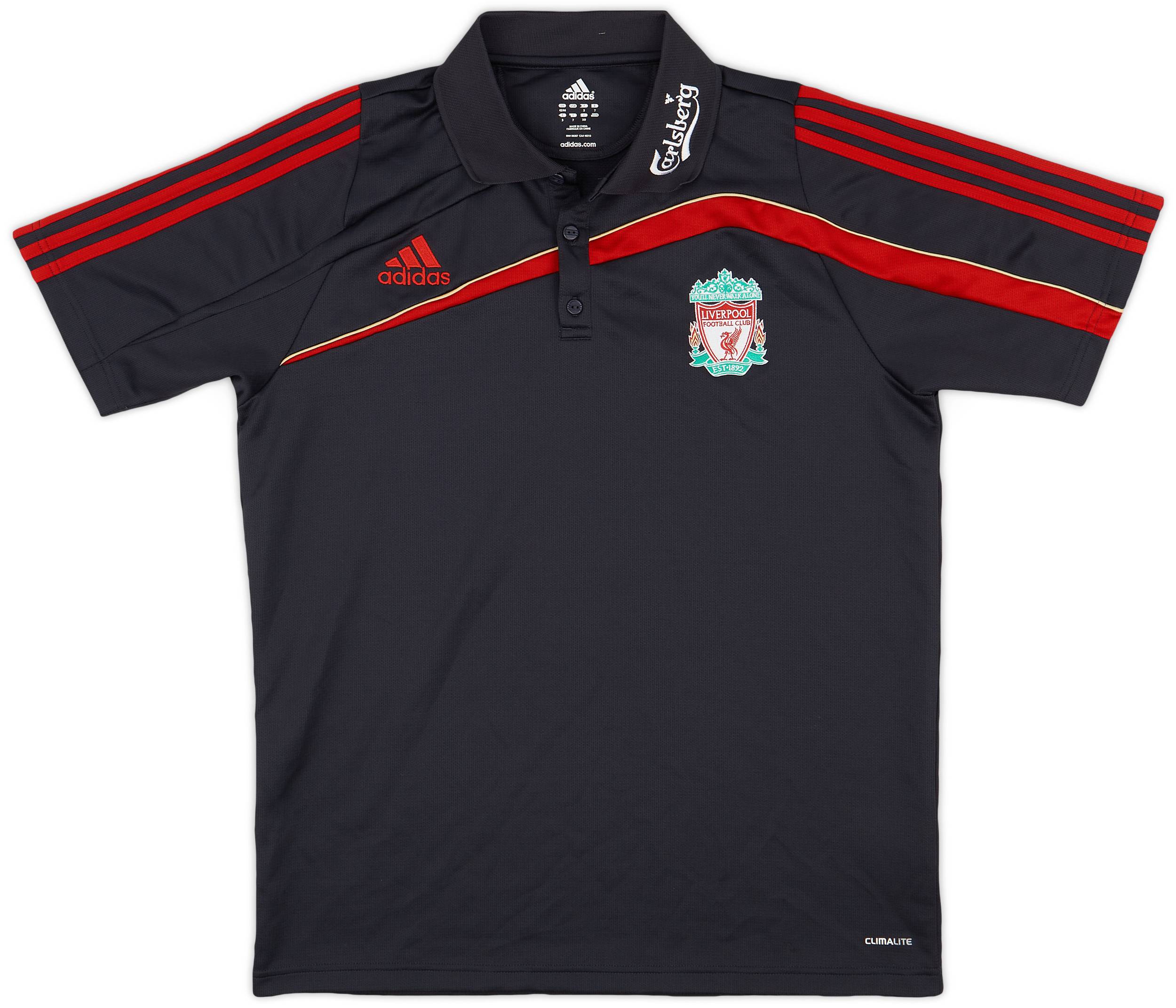 2009-10 Liverpool adidas Polo Shirt - 7/10 - (L)