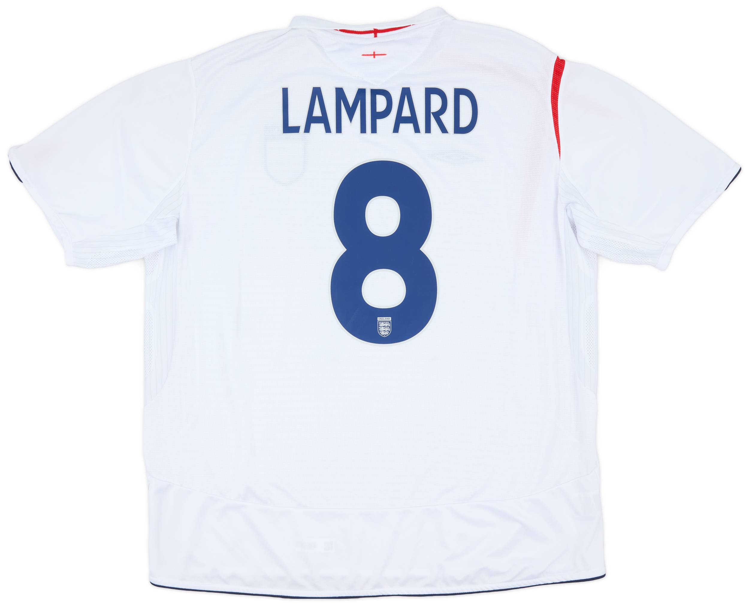 2005-07 England Home Shirt Lampard #8 - 8/10 - (3XL)
