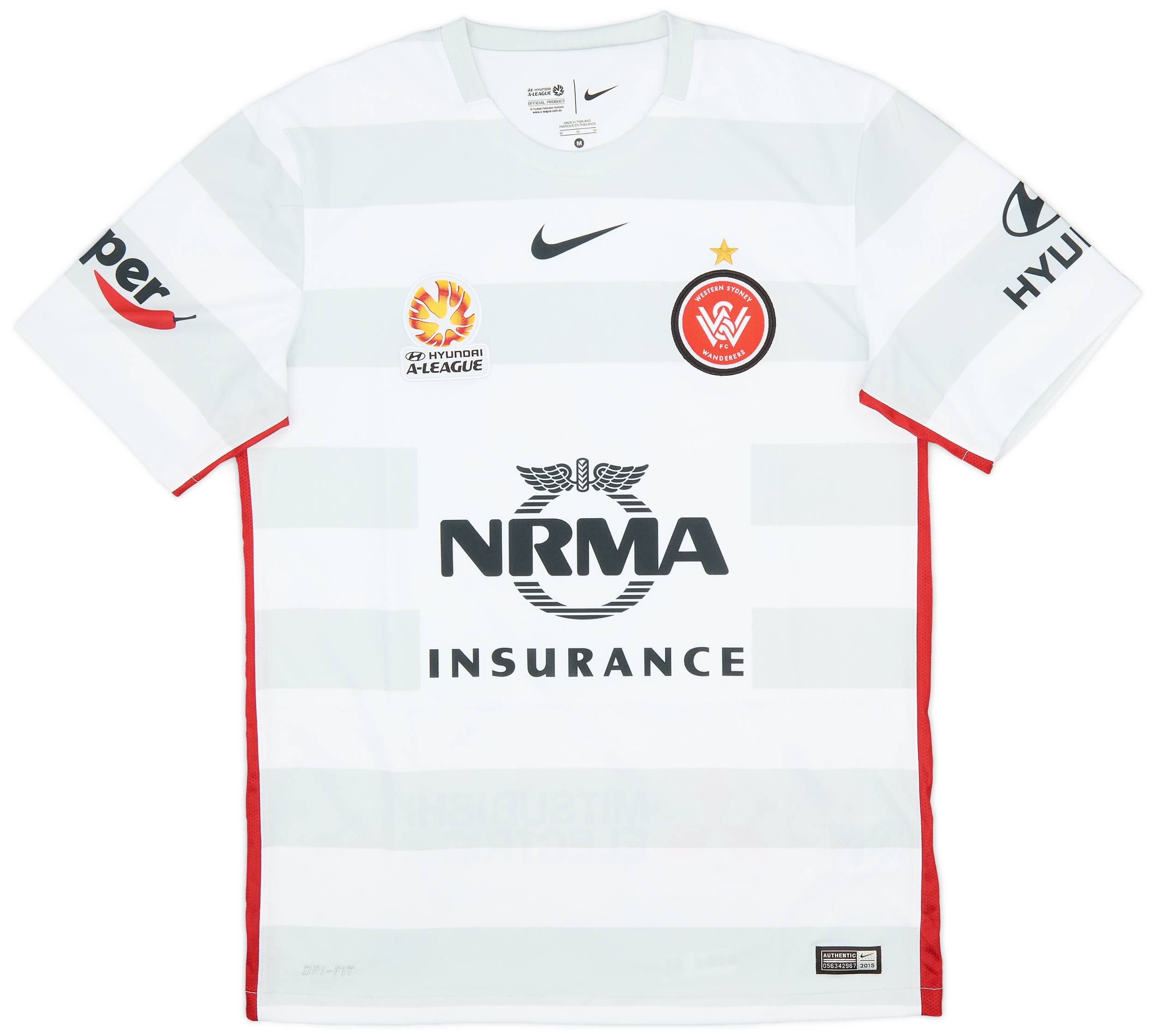 2015-16 Western Sydney Wanderers Away Shirt - 9/10 - (M)
