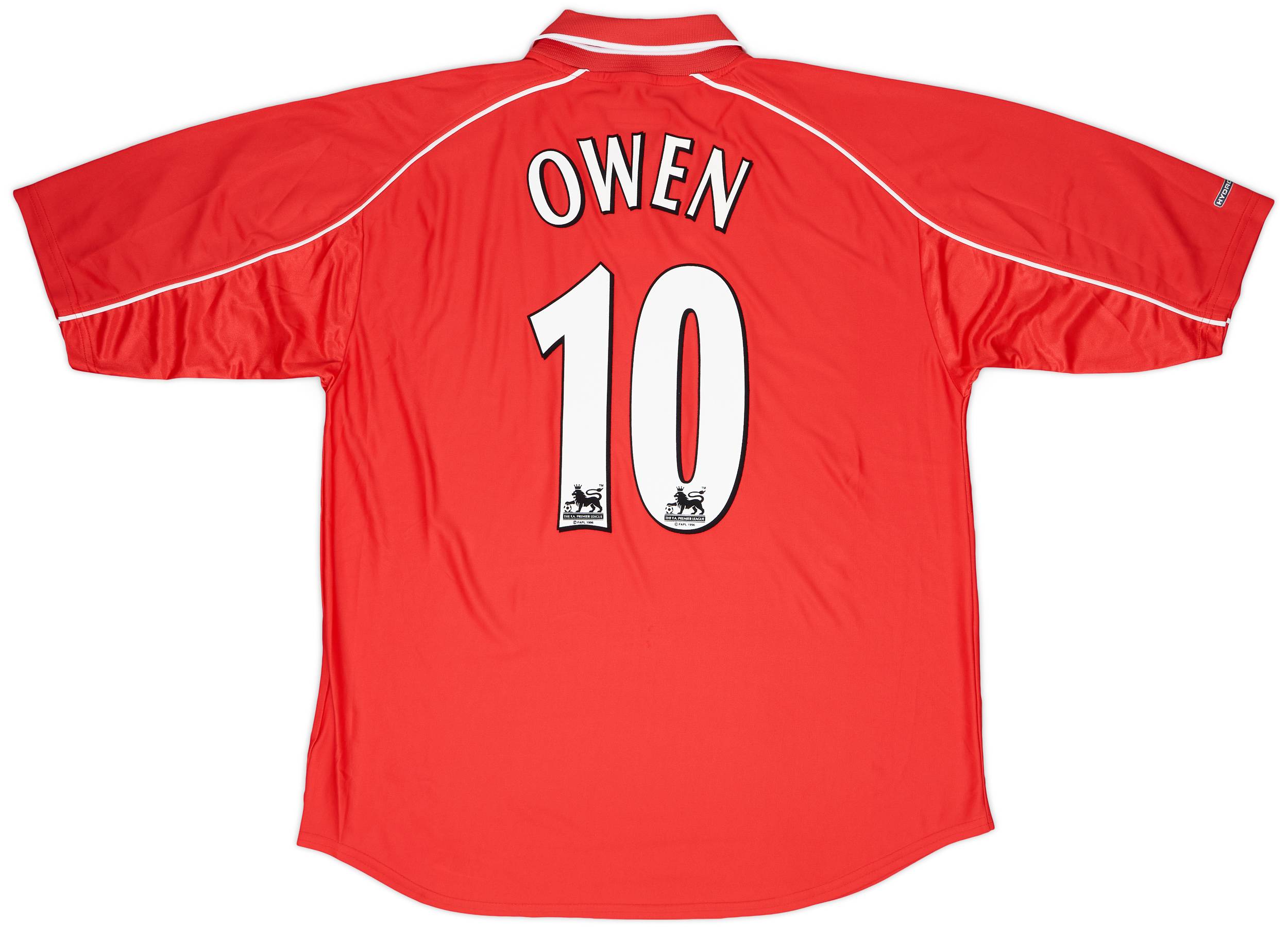 2000-02 Liverpool Home Shirt Owen #10 - 8/10 - (XL)