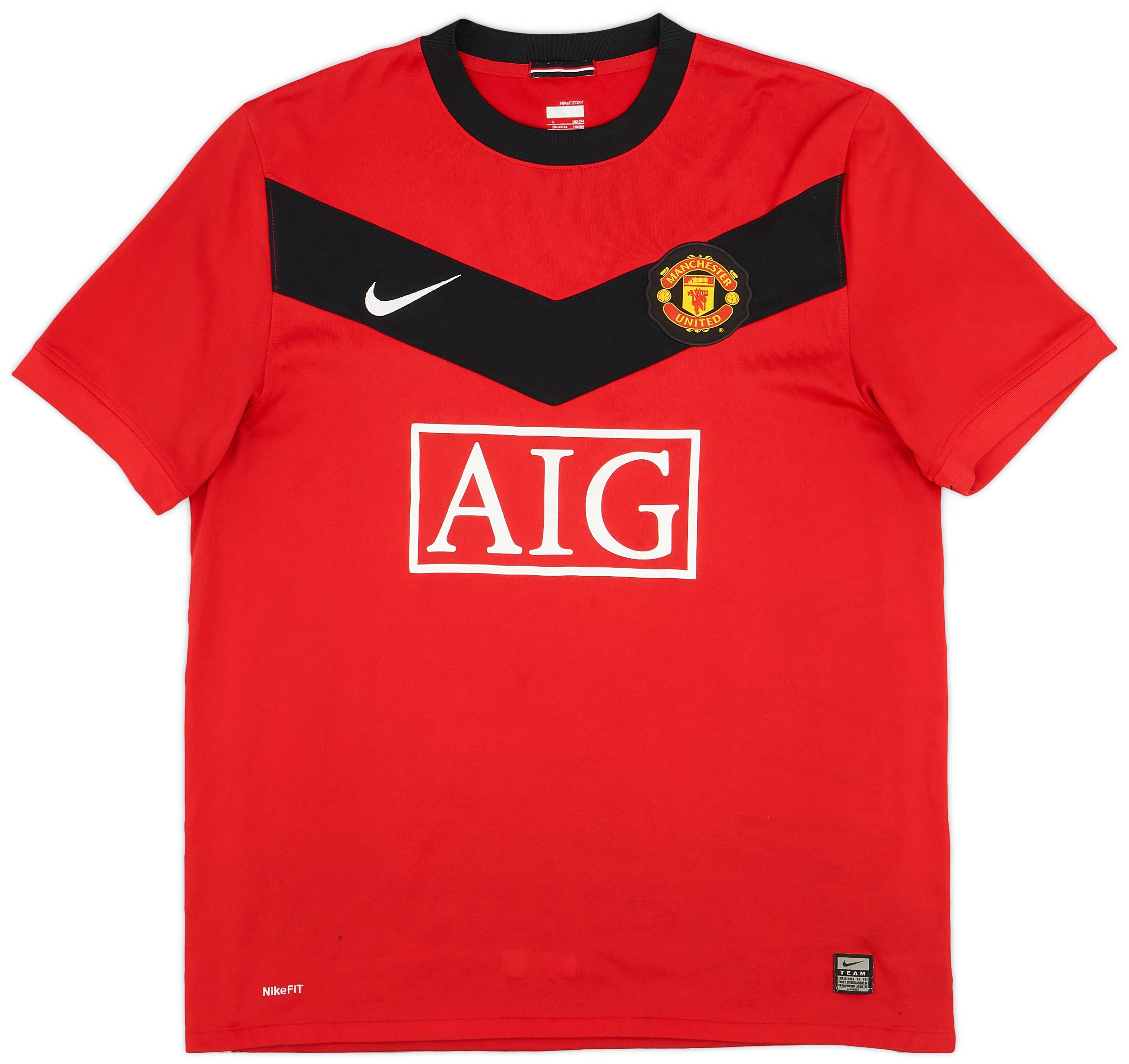 2009-10 Manchester United Home Shirt - 6/10 - (L)