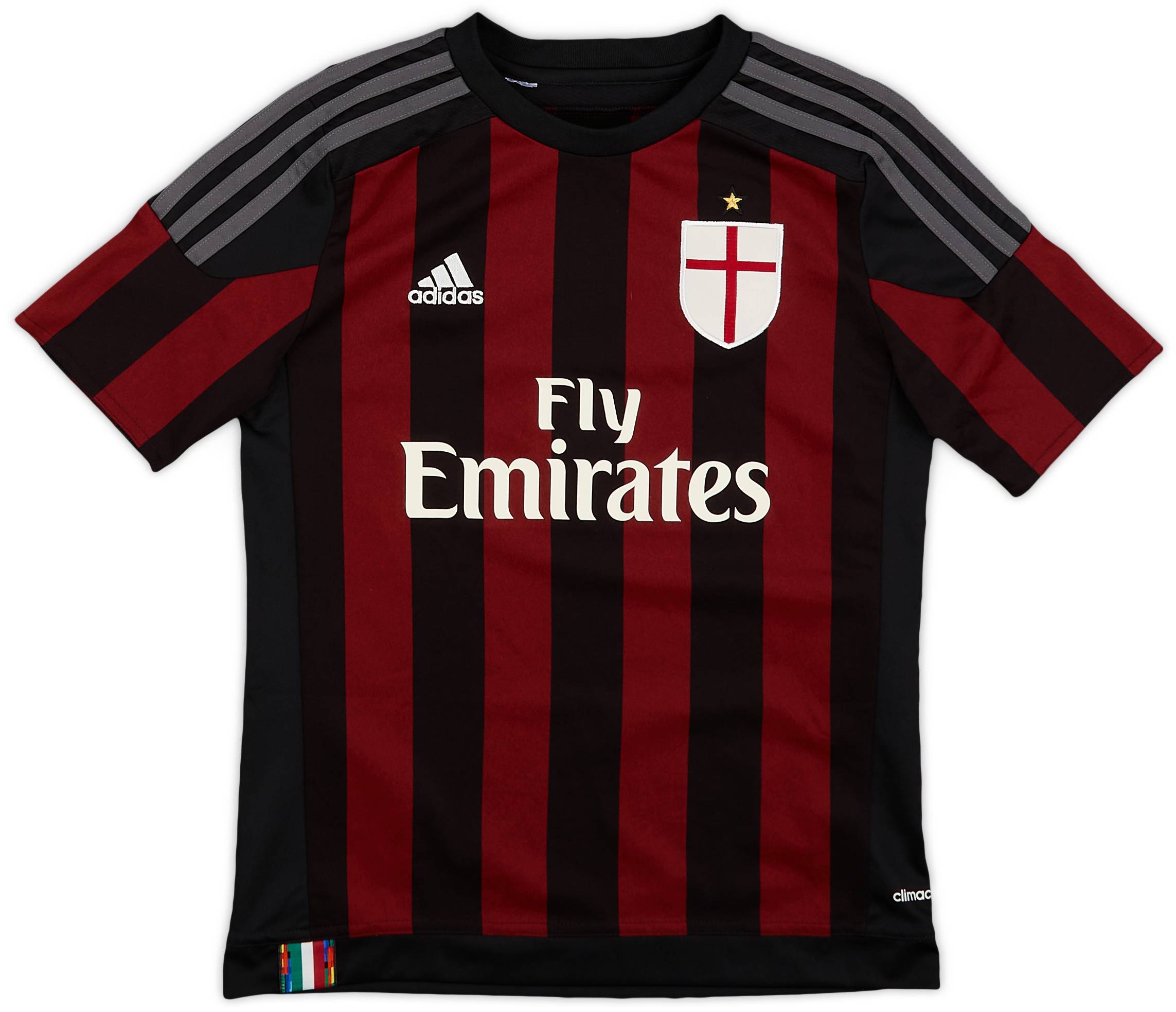 2015-16 AC Milan Home Shirt - 9/10 - (M.Boys)