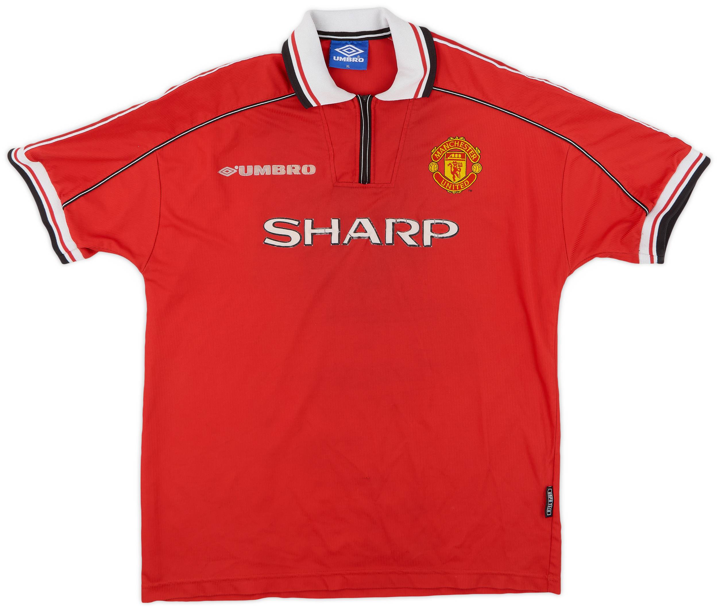 1998-00 Manchester United Home Shirt - 5/10 - (XL)
