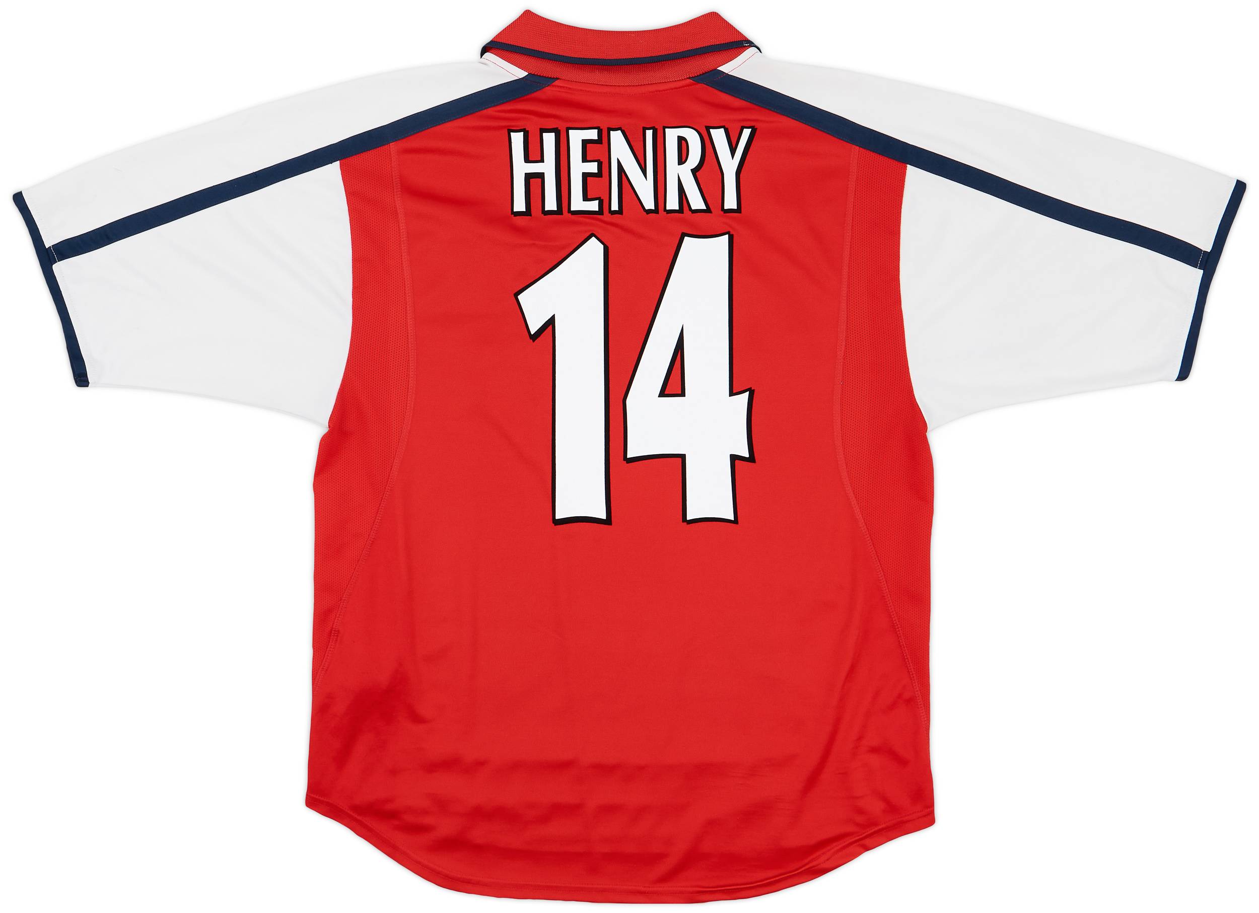 2000 02 Arsenal Home Shirt Henry 14 6 10 M