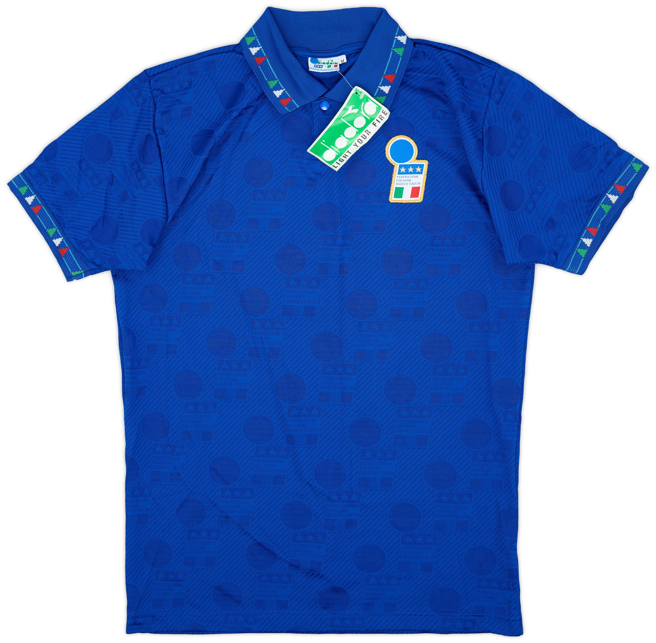 イタリア代表 1994 ホーム ユニフォーム #10 R.BAGGIO 1994 Italy Home Shirt #10 (Baggio) (M)