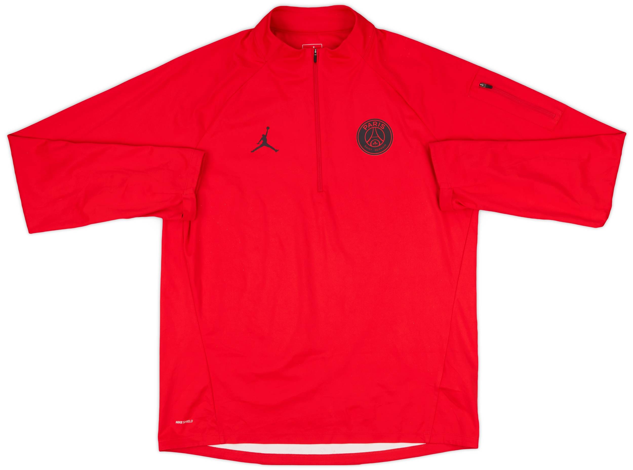 2018-19 Paris Saint-Germain Nike X Jordan 1/4 Zip Drill Top - 6/10