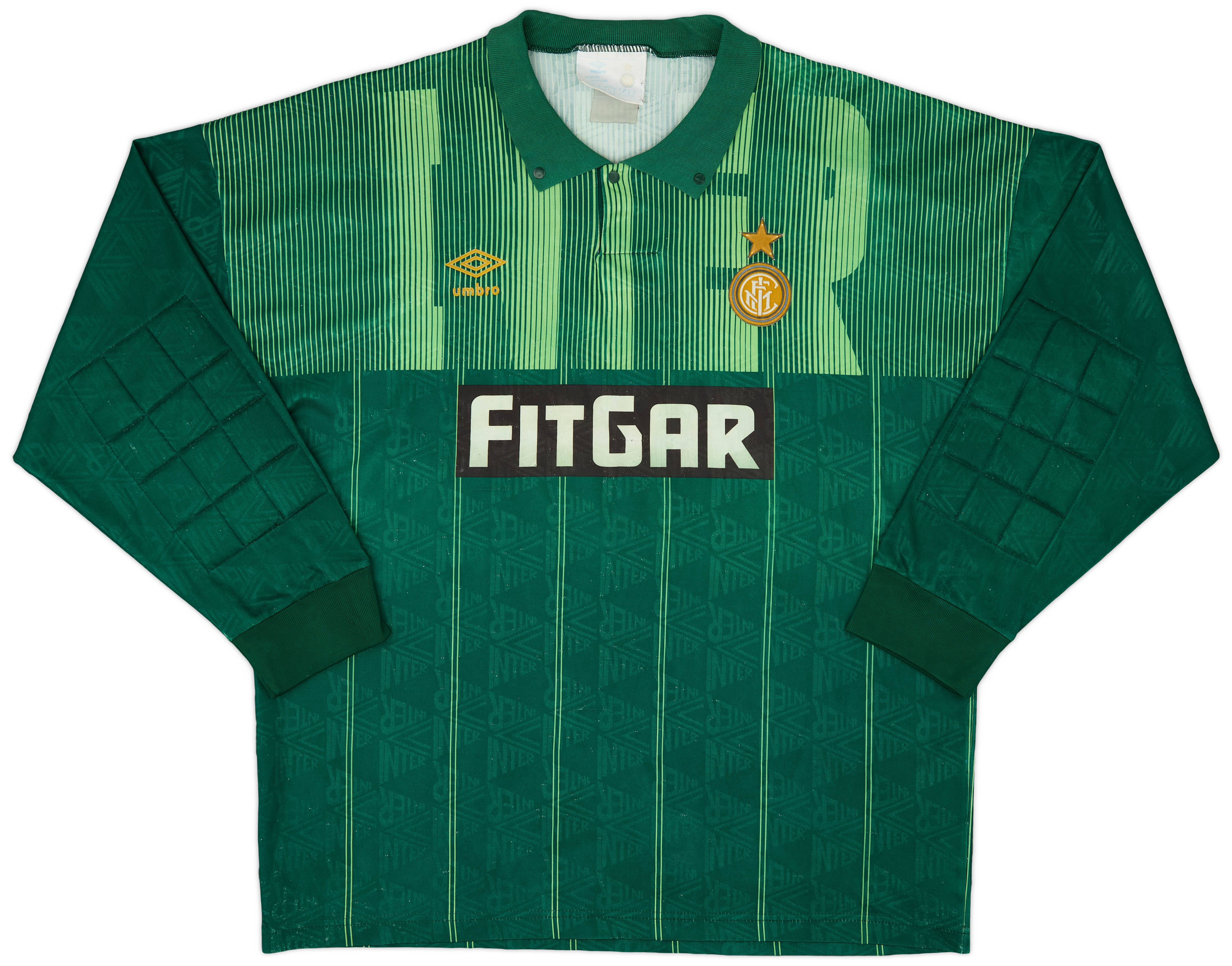 1991-92 Inter Milan GK Shirt - 6/10 - (XXL)