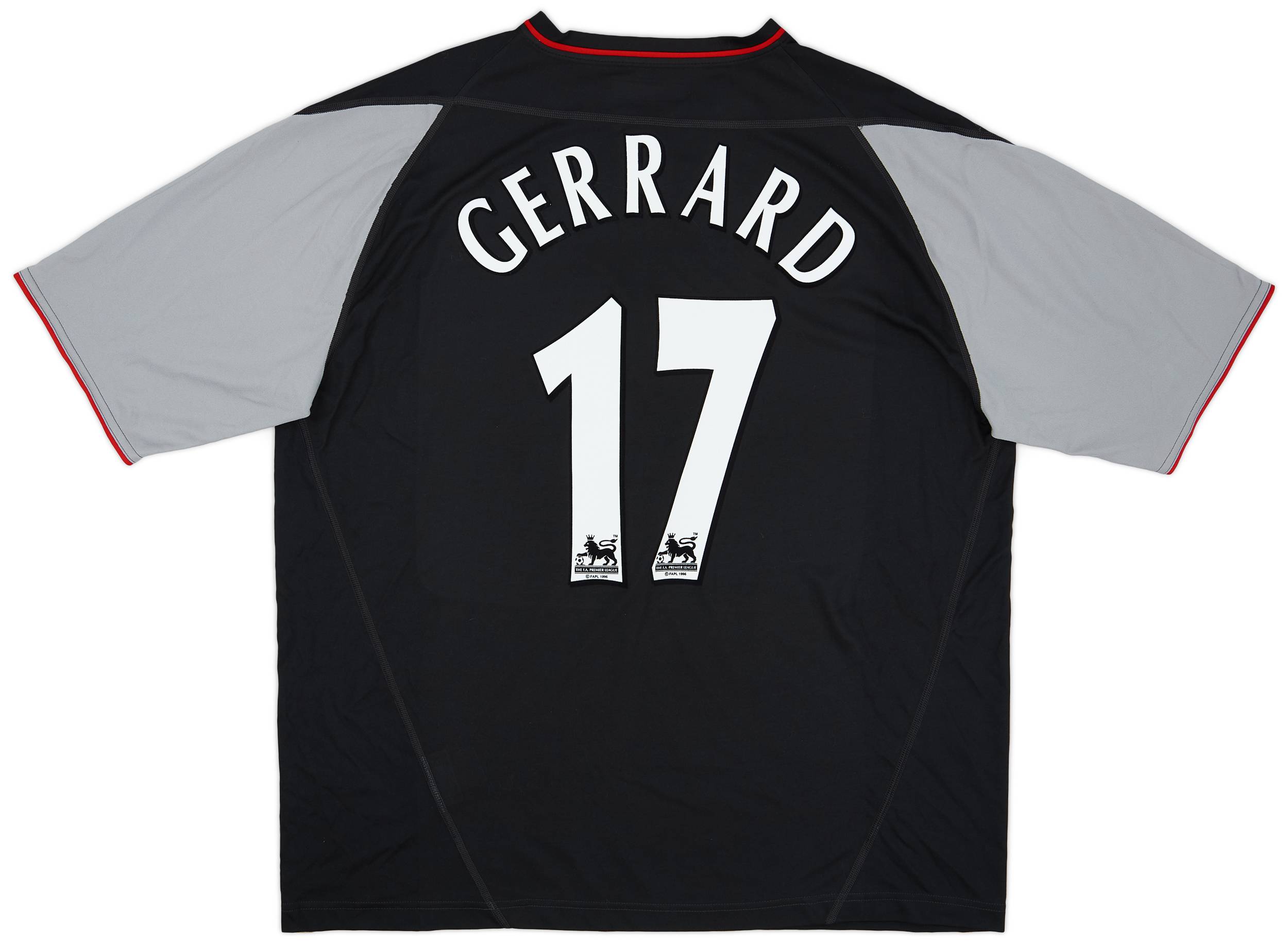 2002-04 Liverpool Away Shirt Gerrard #17 - 6/10 - (XL)