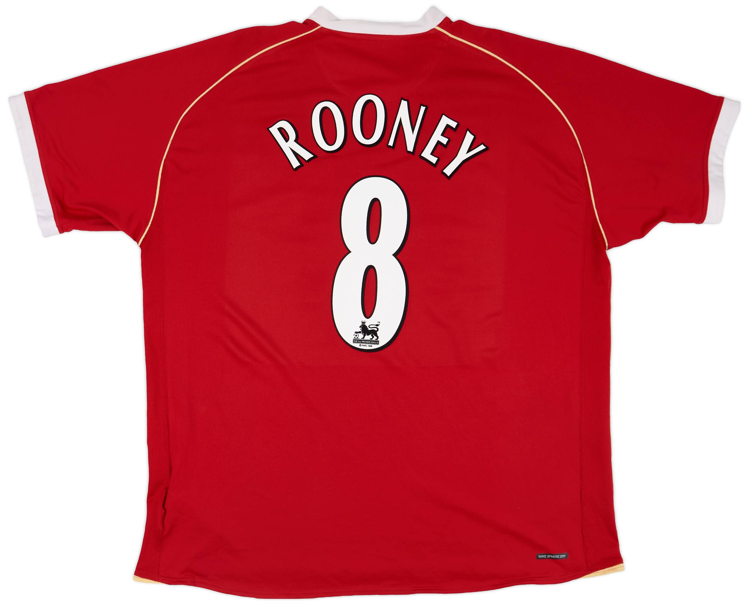 2006-07 Manchester United Home Shirt Rooney #8 - 8/10 - (XXL)