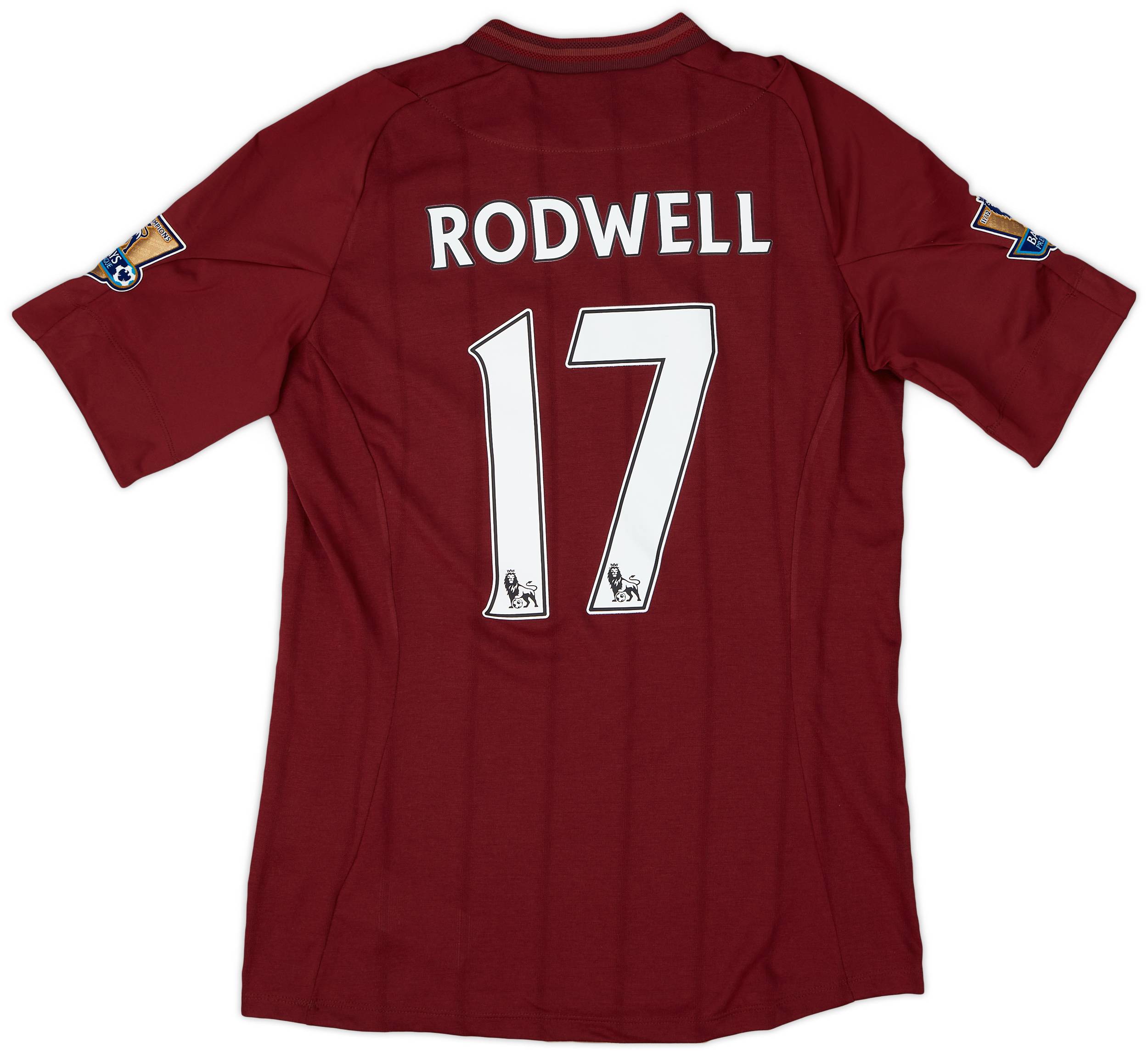 2012-13 Manchester City Away Shirt Rodwell #17 (M)