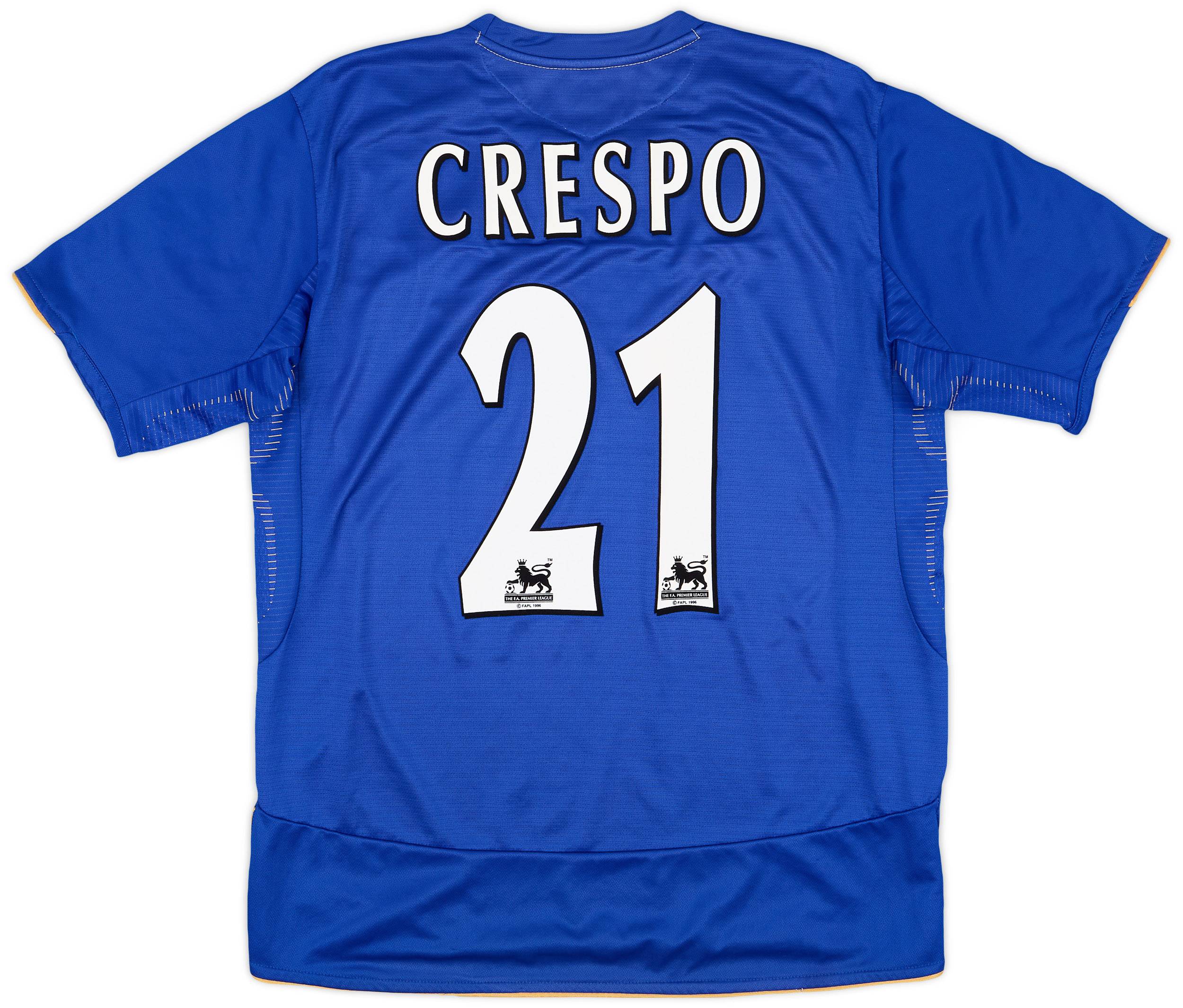 Chelsea FC Crespo 21番 シャツ 2005-06 Chelsea Centenary Home Shirt Crespo #21 - 8/10 - (L)