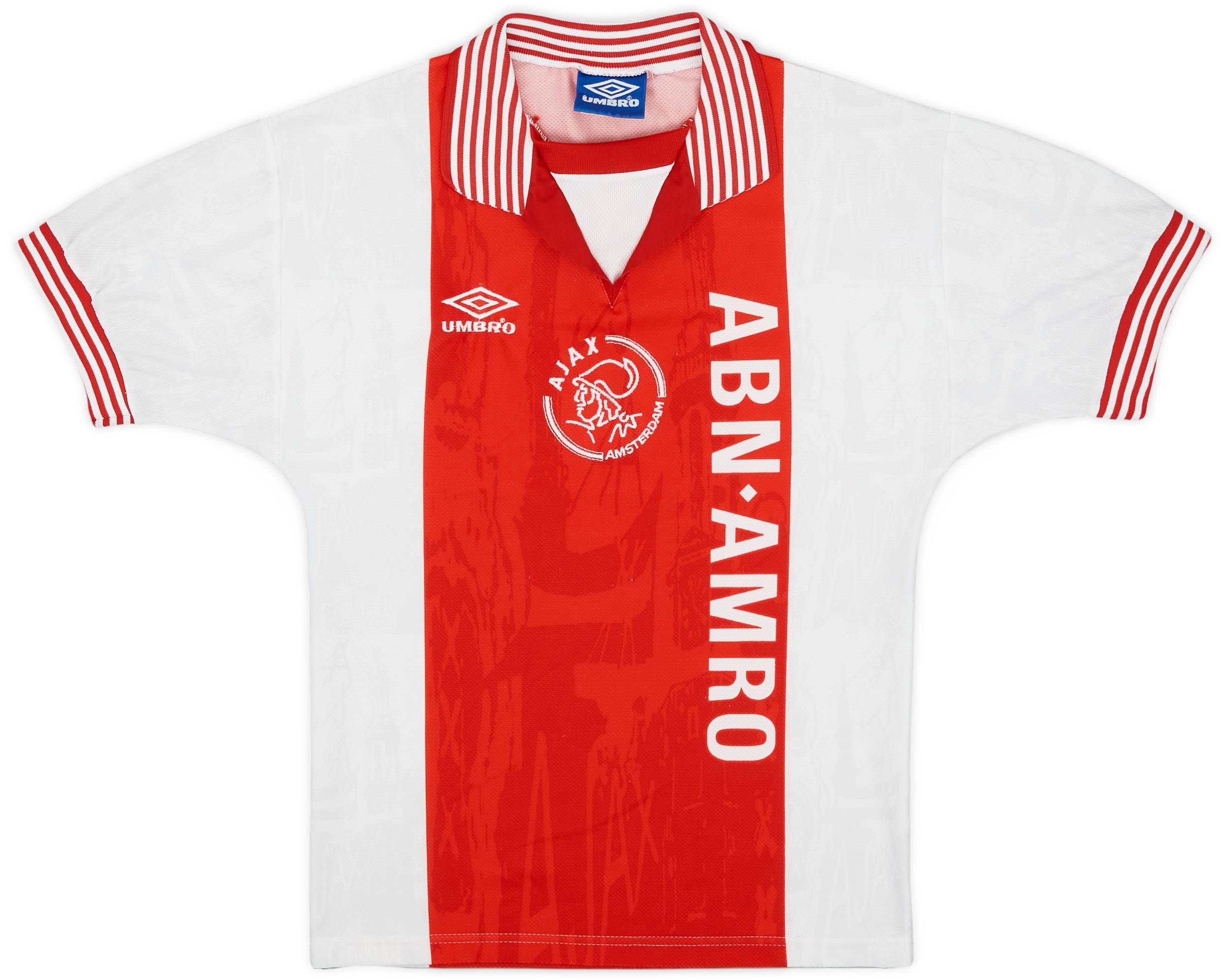 1995-96 Ajax Home Shirt - 8/10 - (Y)