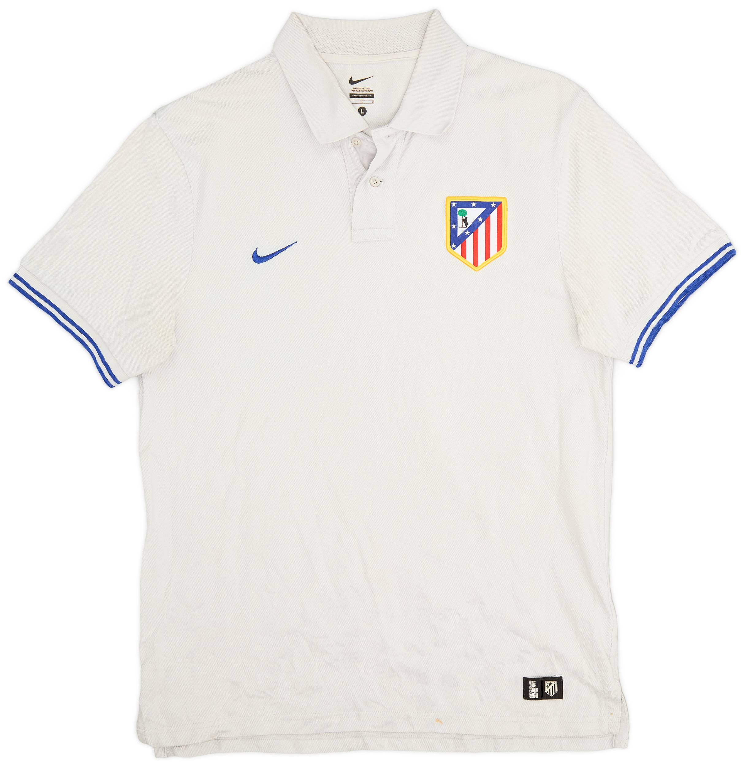 2011-12 Atletico Madrid Nike Polo Shirt - 8/10 - (L)