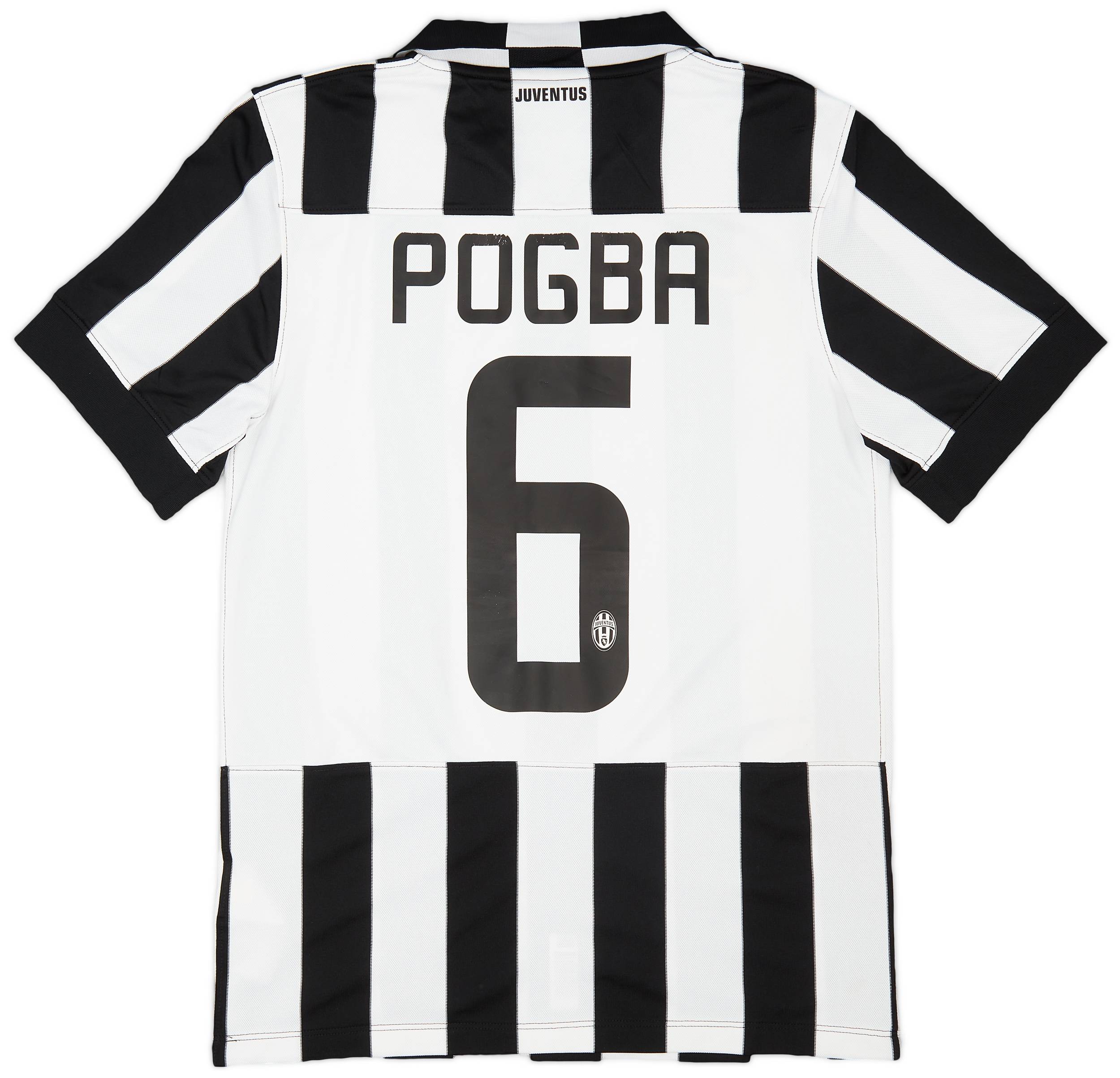 2014-15 Juventus Home Shirt Pogba #6 - 6/10 - (S)