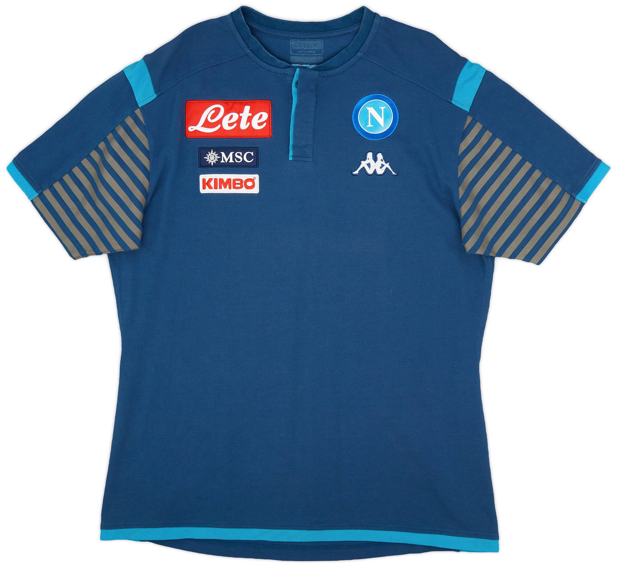 2019-20 Napoli Kappa Polo Shirt - 9/10 - (3XL)