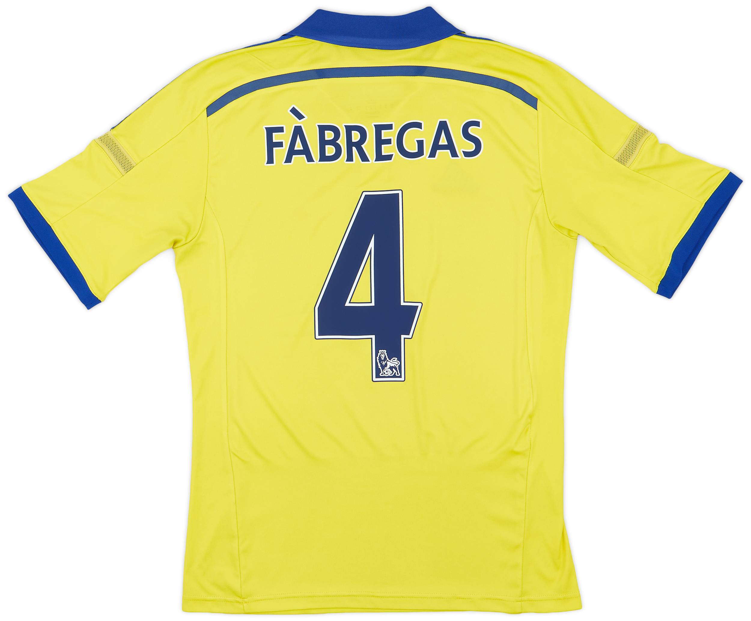 2014-15 Chelsea Away Shirt Fabregas #4 - 6/10 - (S)