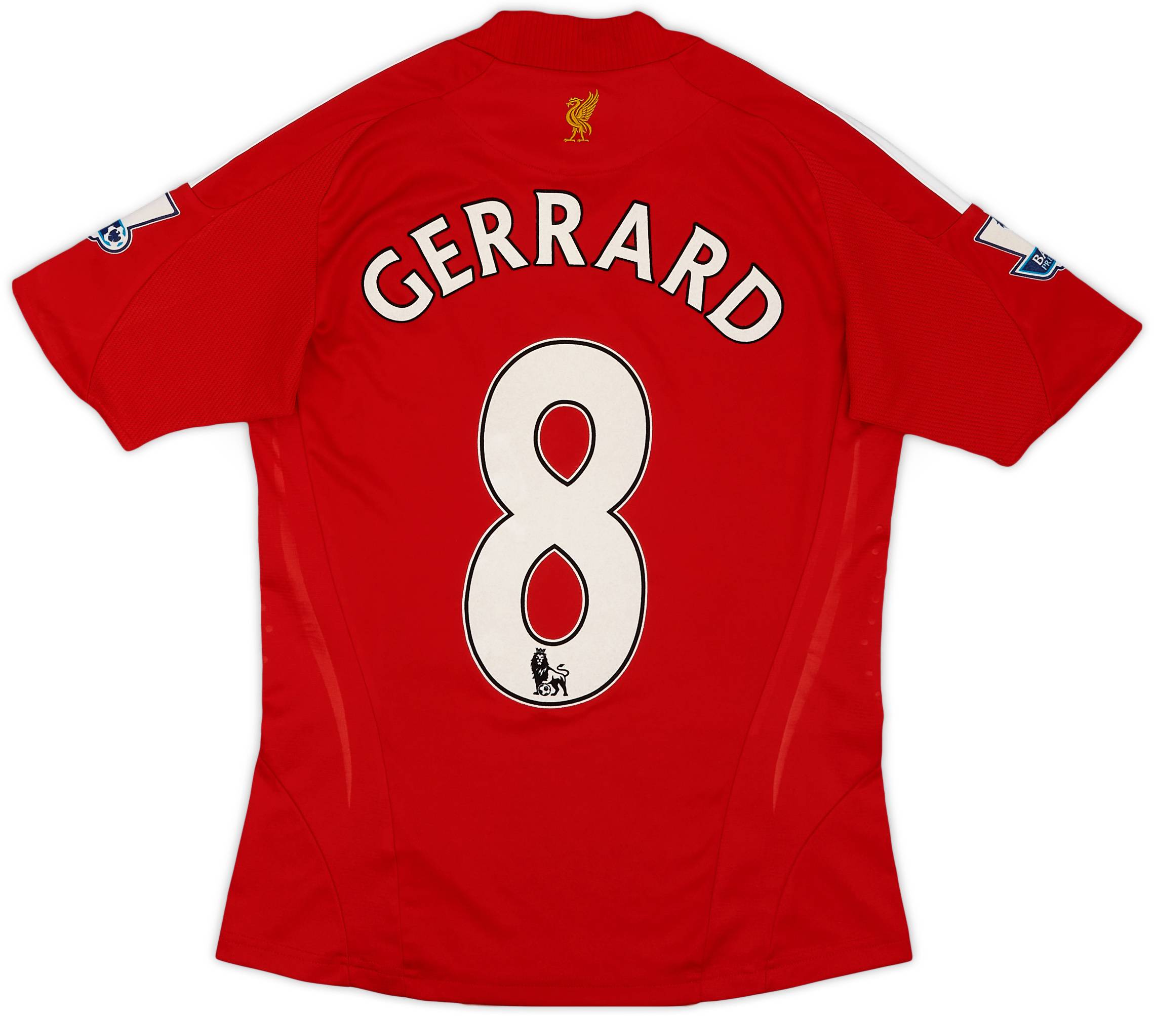 2008-10 Liverpool Home Shirt Gerrard #8 - 5/10 - (S)