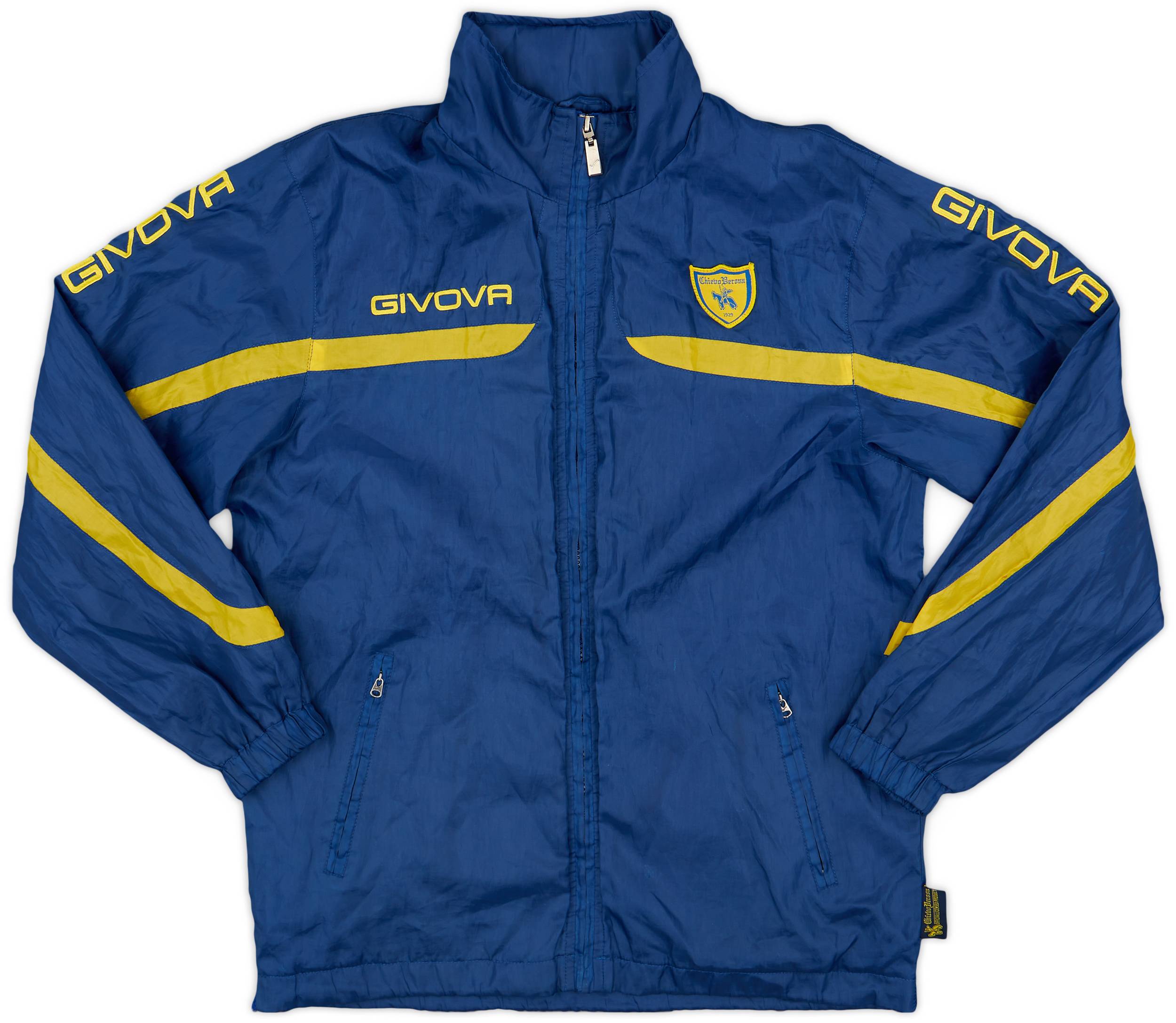 2010-11 Chievo Verona Hooded Rain Jacket - 8/10 - (XS)