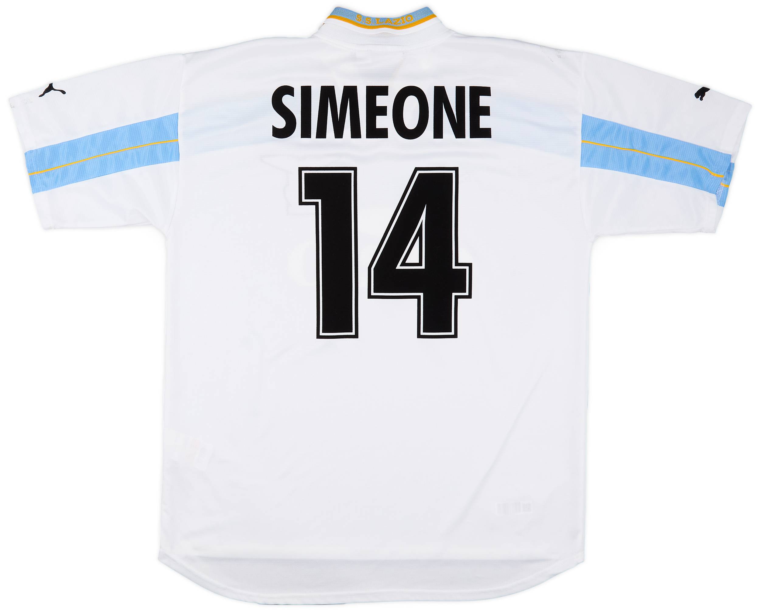 1999-00 Lazio Centenary Home Shirt Simeone #14 - 5/10 - (XXL)