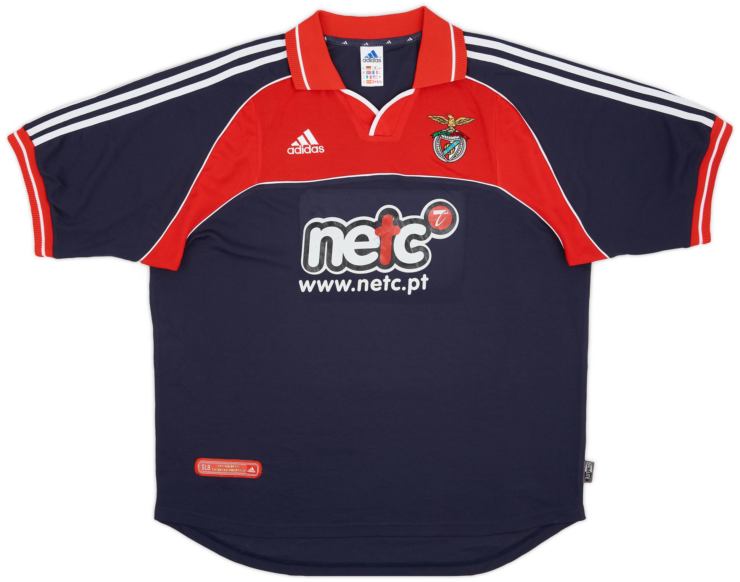 2000-01 Benfica Away Shirt - 7/10 - (XL)