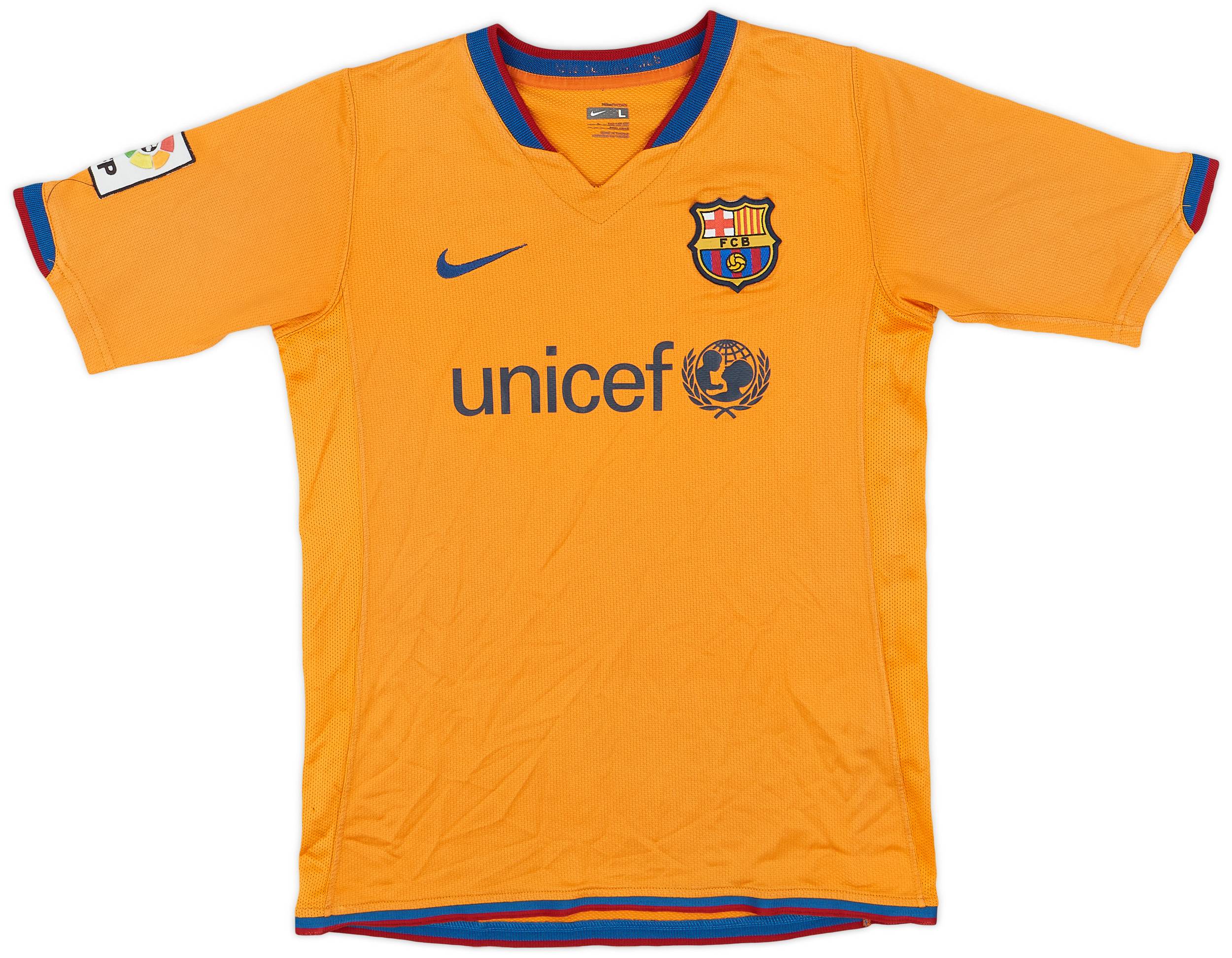 2006-08 Barcelona Away Shirt - 7/10 - (L.Boys)