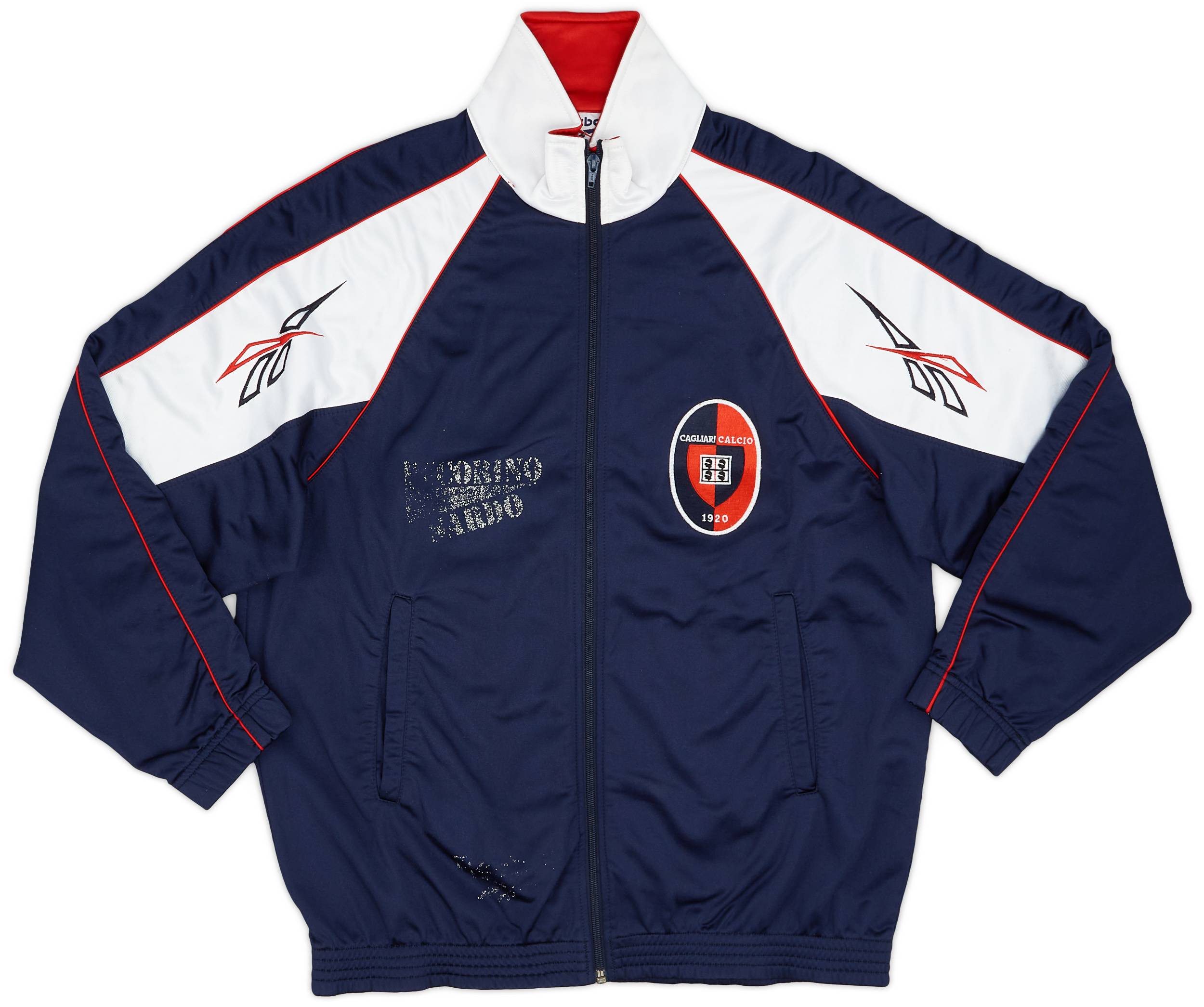 1997 98 Cagliari Reebok Track Jacket 4 10 L