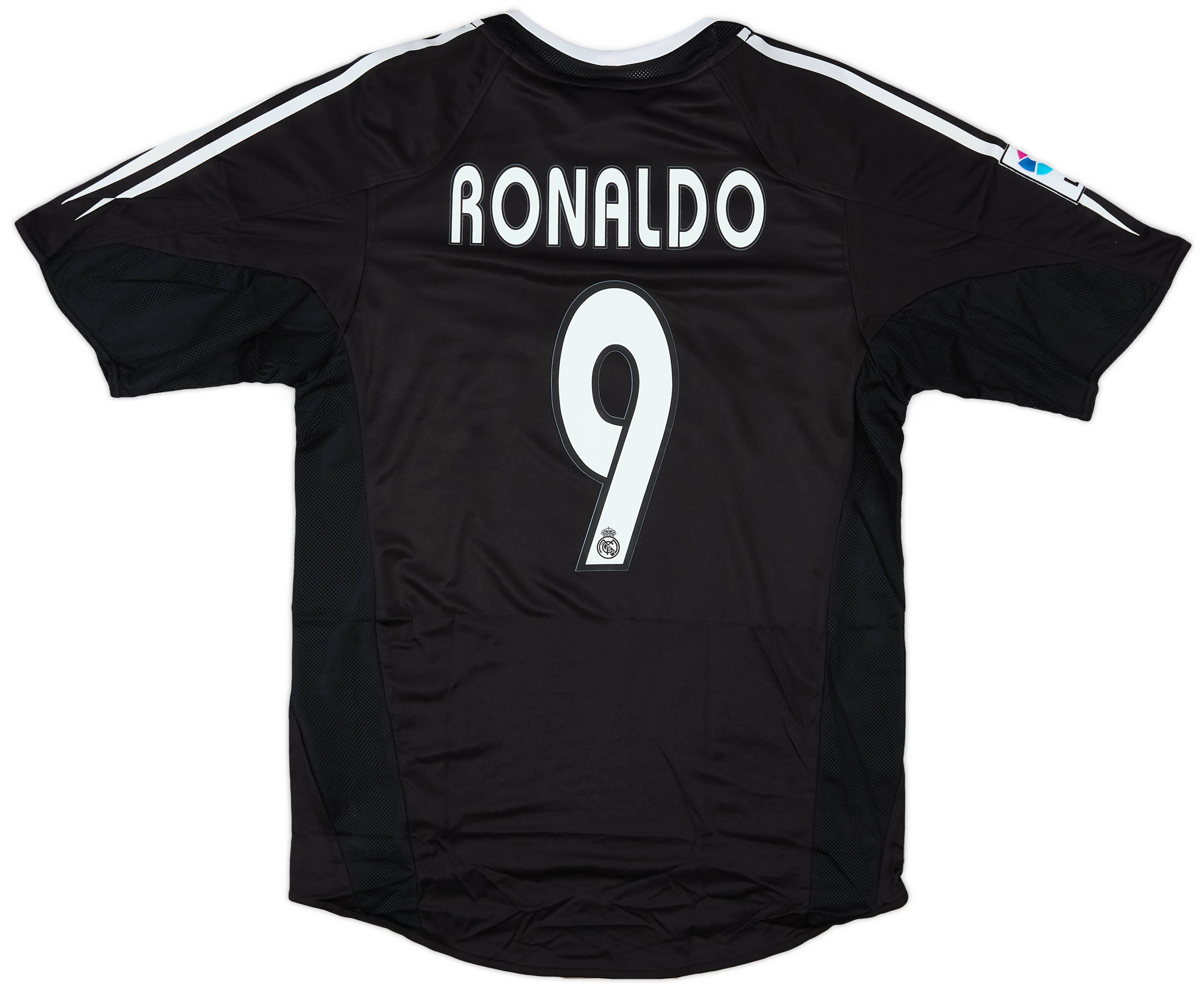2004-05 Real Madrid Away Shirt Ronaldo #9 (S)